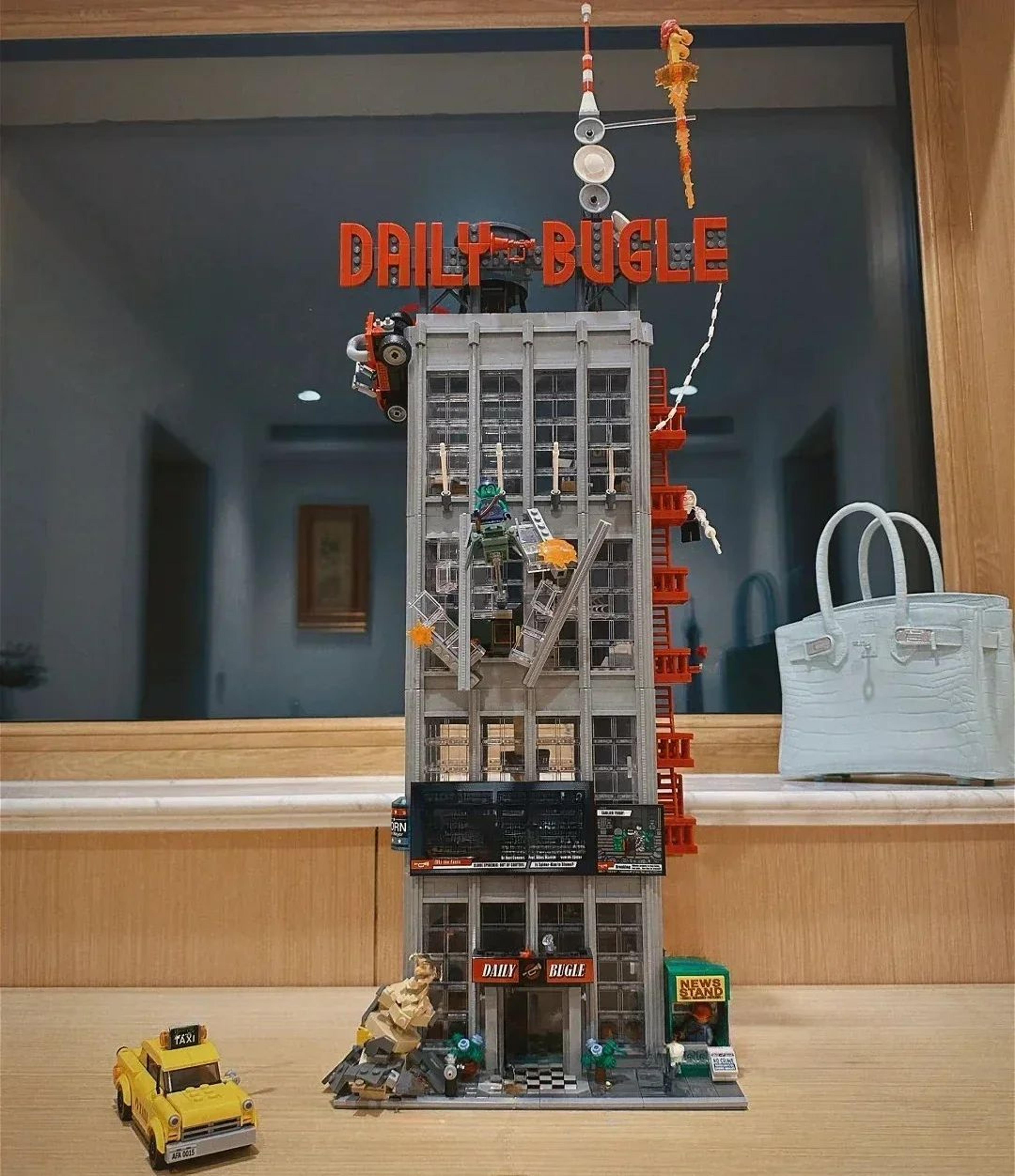 Newspaper Office Building Architecture Building Blocks Set Compatible With Major Brick Brands 4