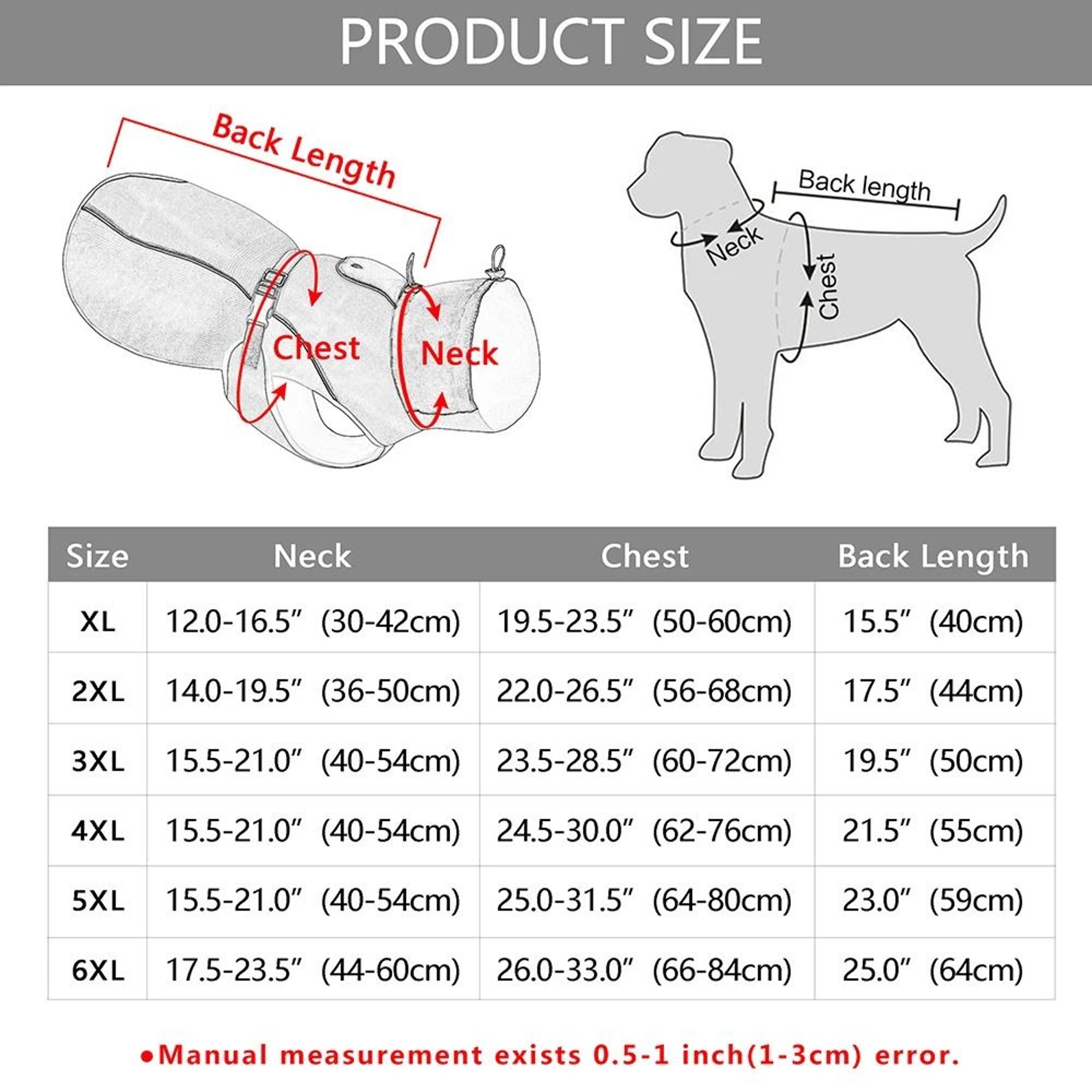Waterproof Reflective Winter Dog Coat For Large Dogs XL6XL 2
