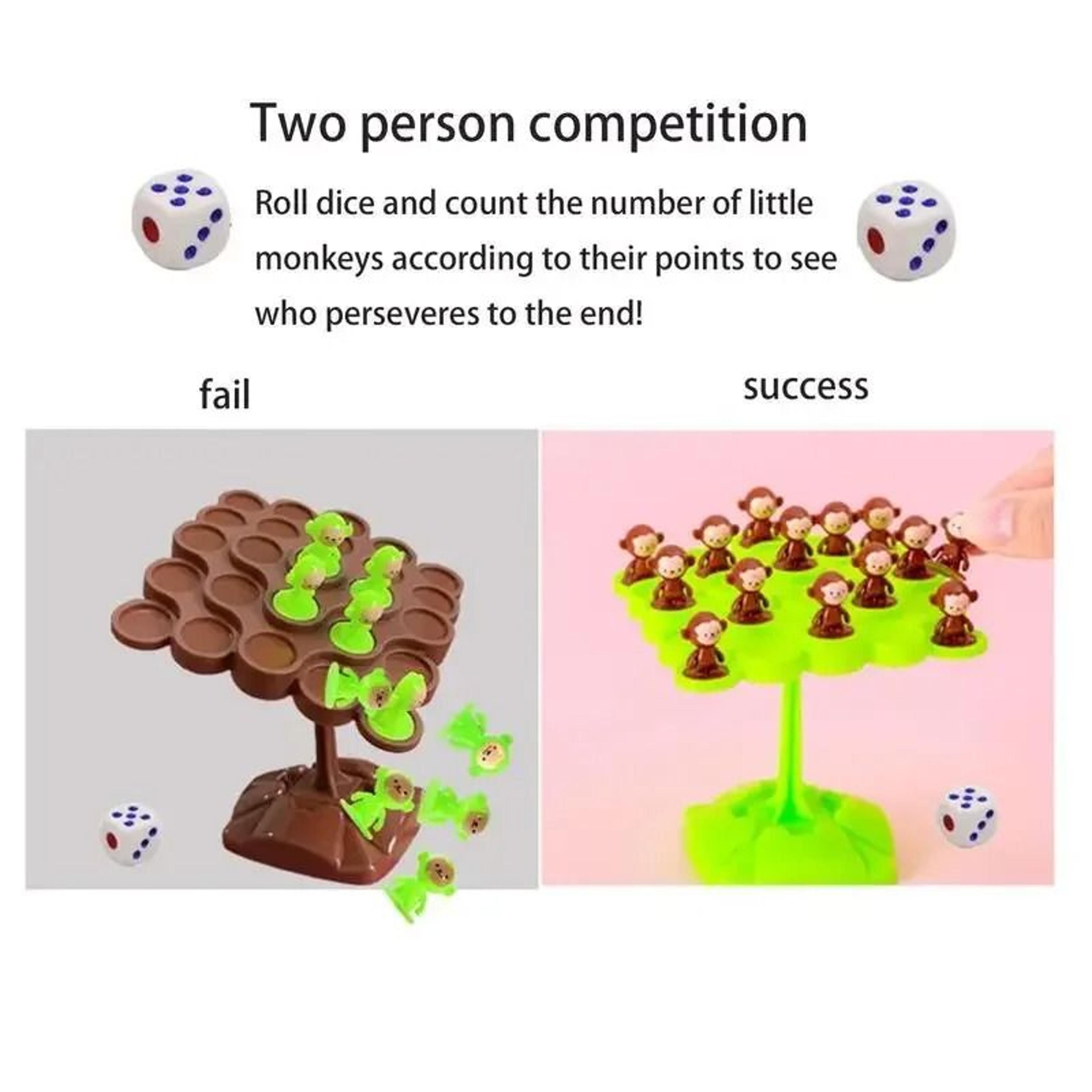 Kids Montessori Monkey Balance Math Learning Toy With Number Board 6