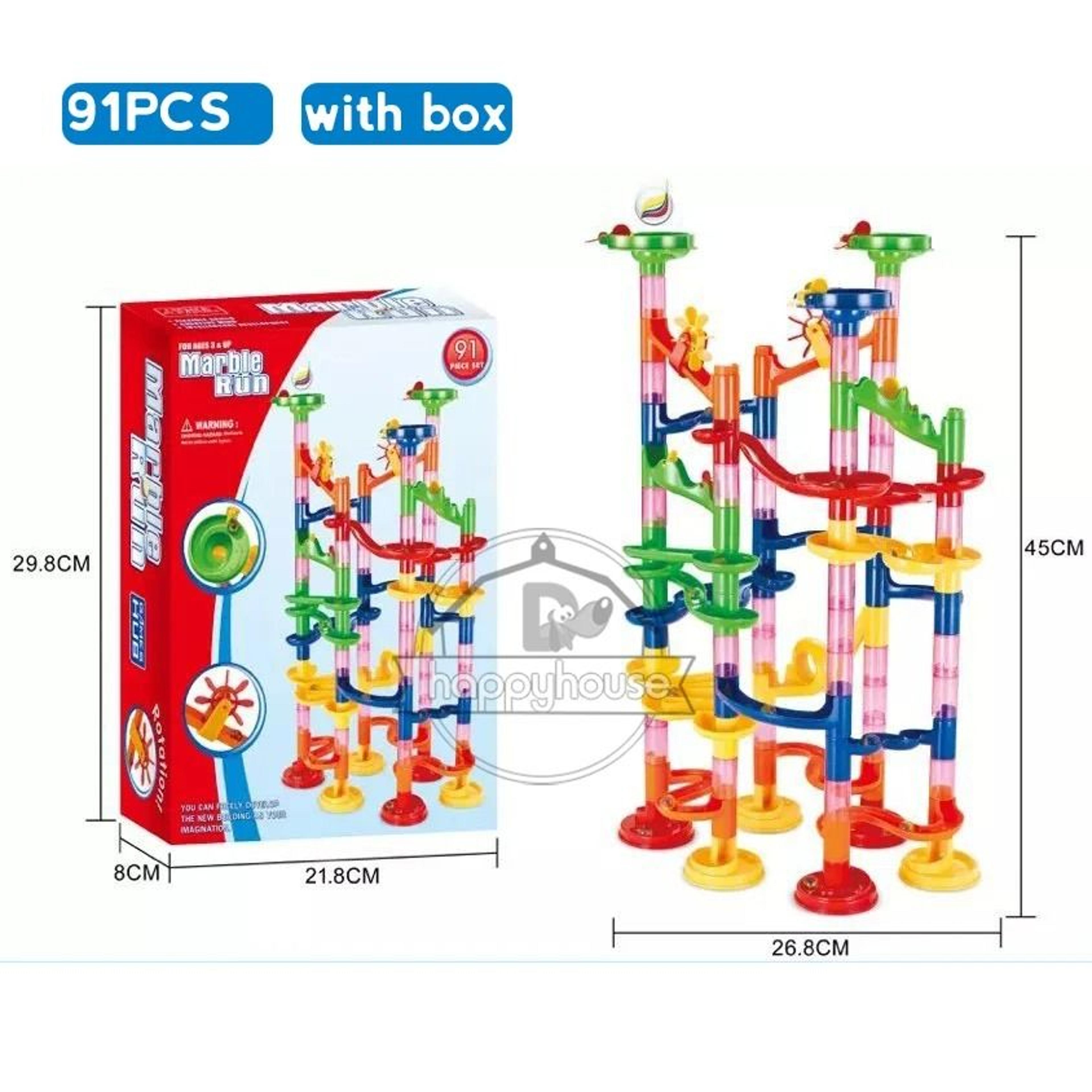 Kids Marble Run Building Blocks Race Track Set 29