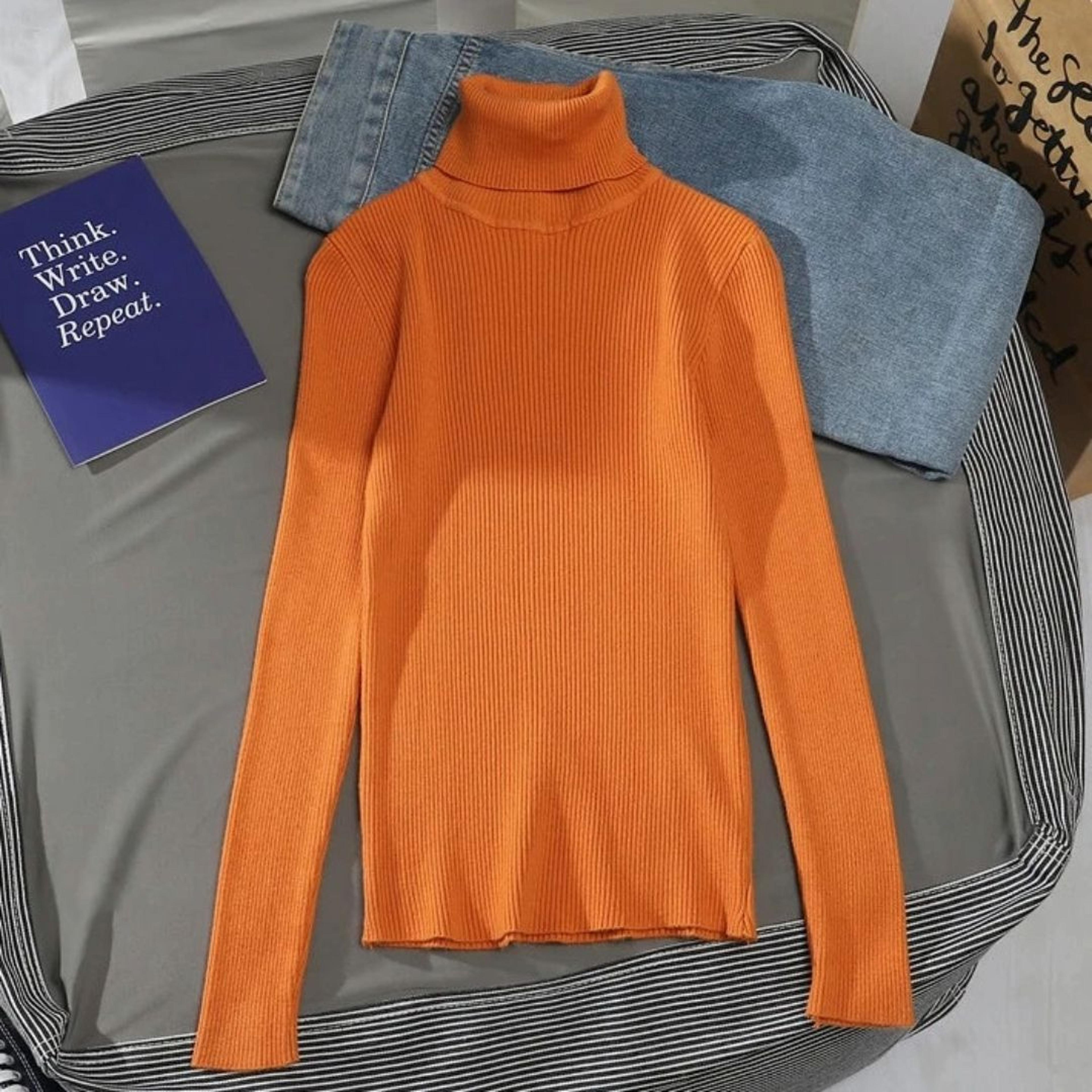 Heliar Womens Turtleneck Knitted Pullover Soft Autumn Winter Sweater 13