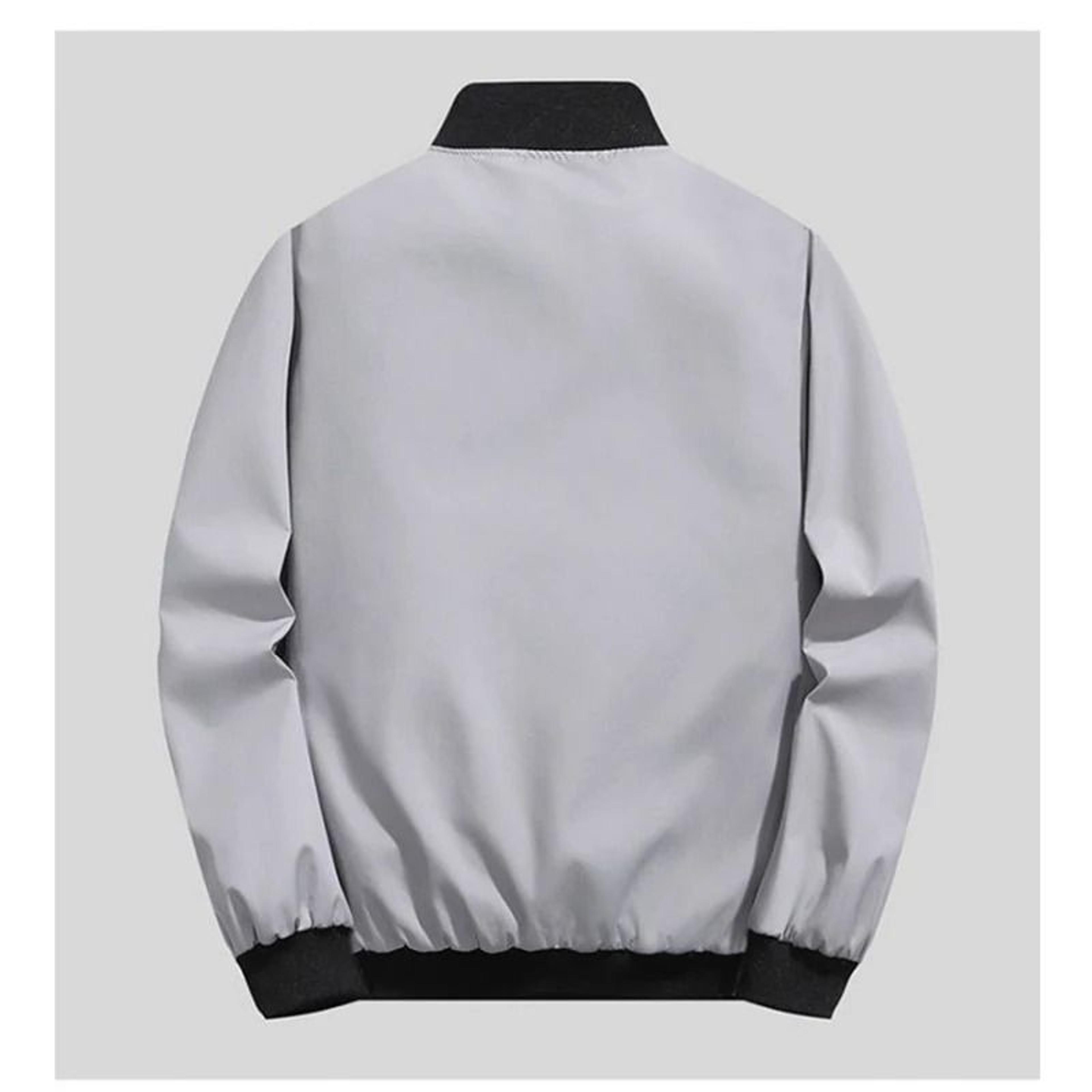 Mens Windproof Casual Zipper Jacket For Spring And Autumn 4