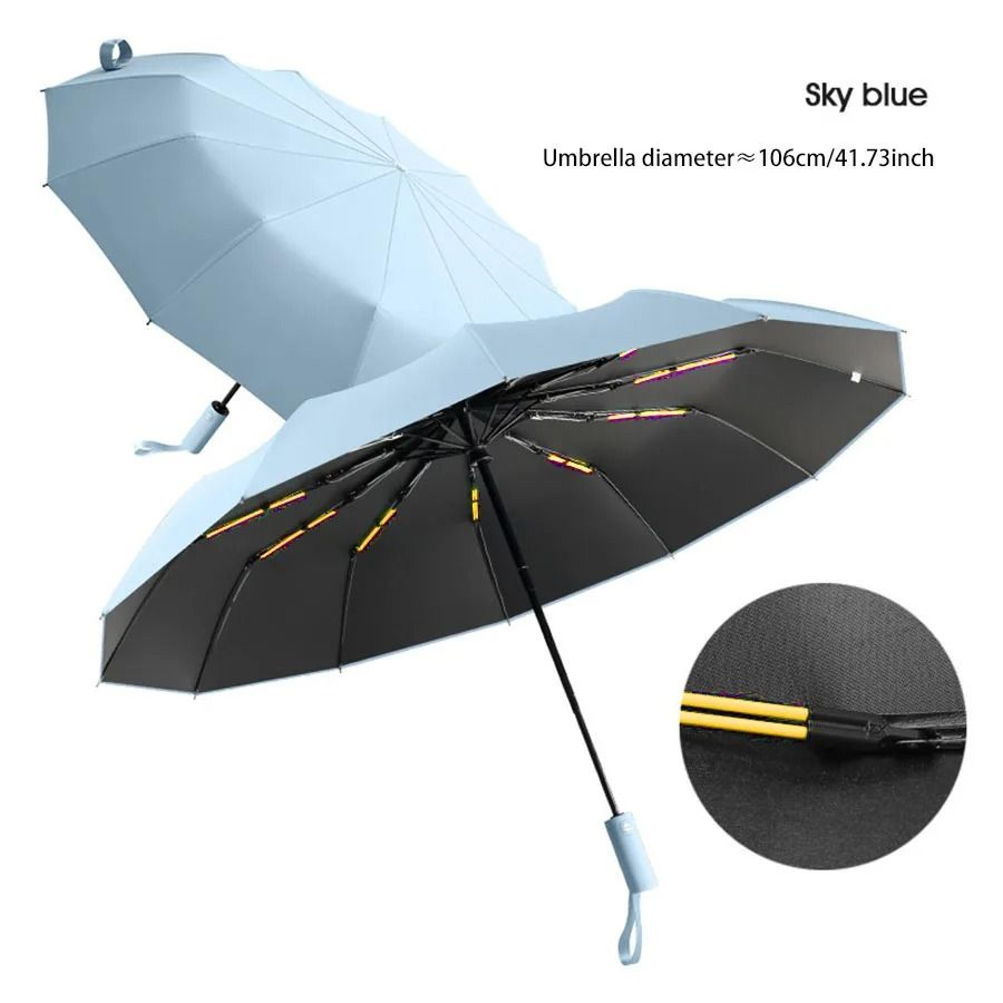 24 Rib Windproof Umbrella With UV Protection For Rain And Sun 3