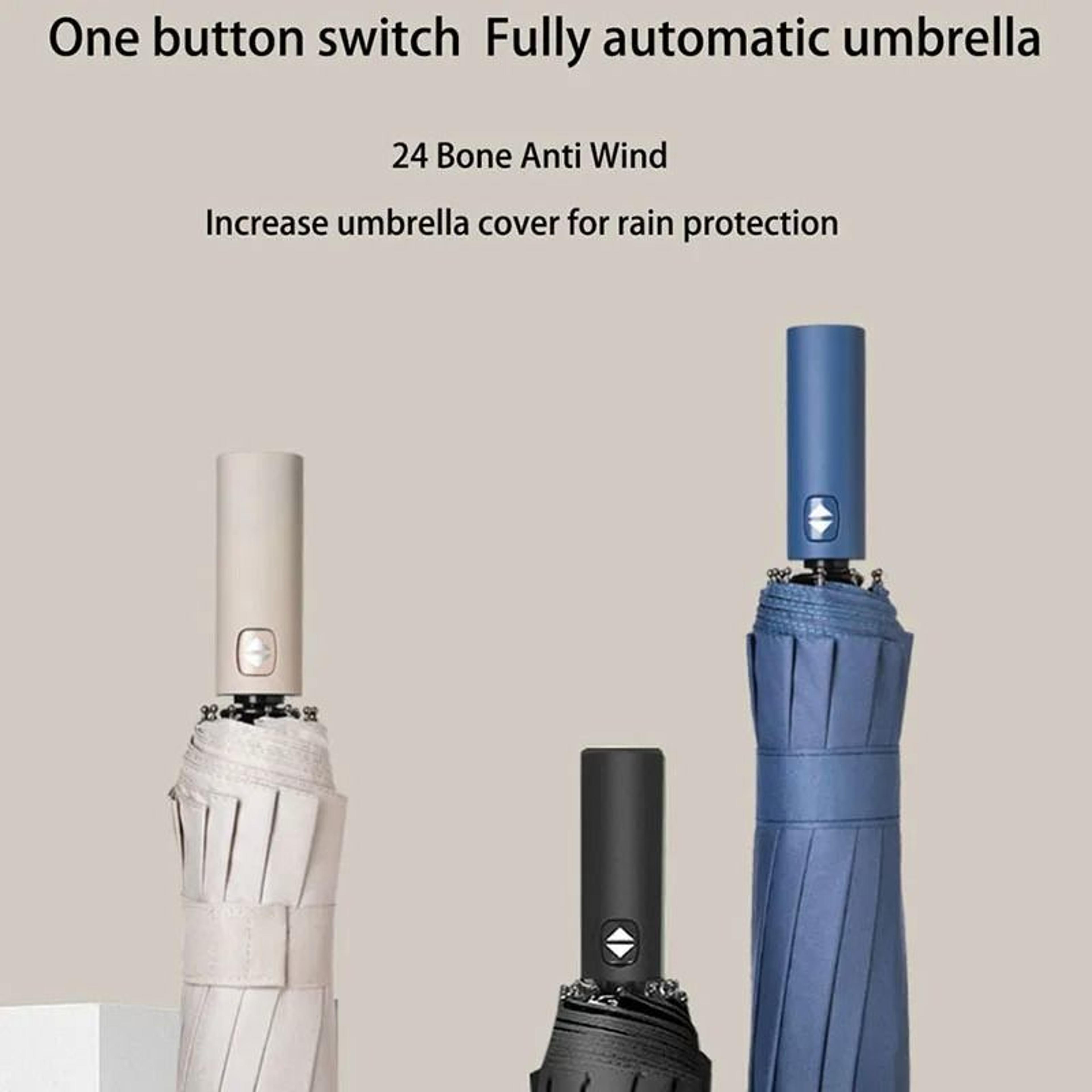 24 Rib Windproof Umbrella With UV Protection For Rain And Sun 9