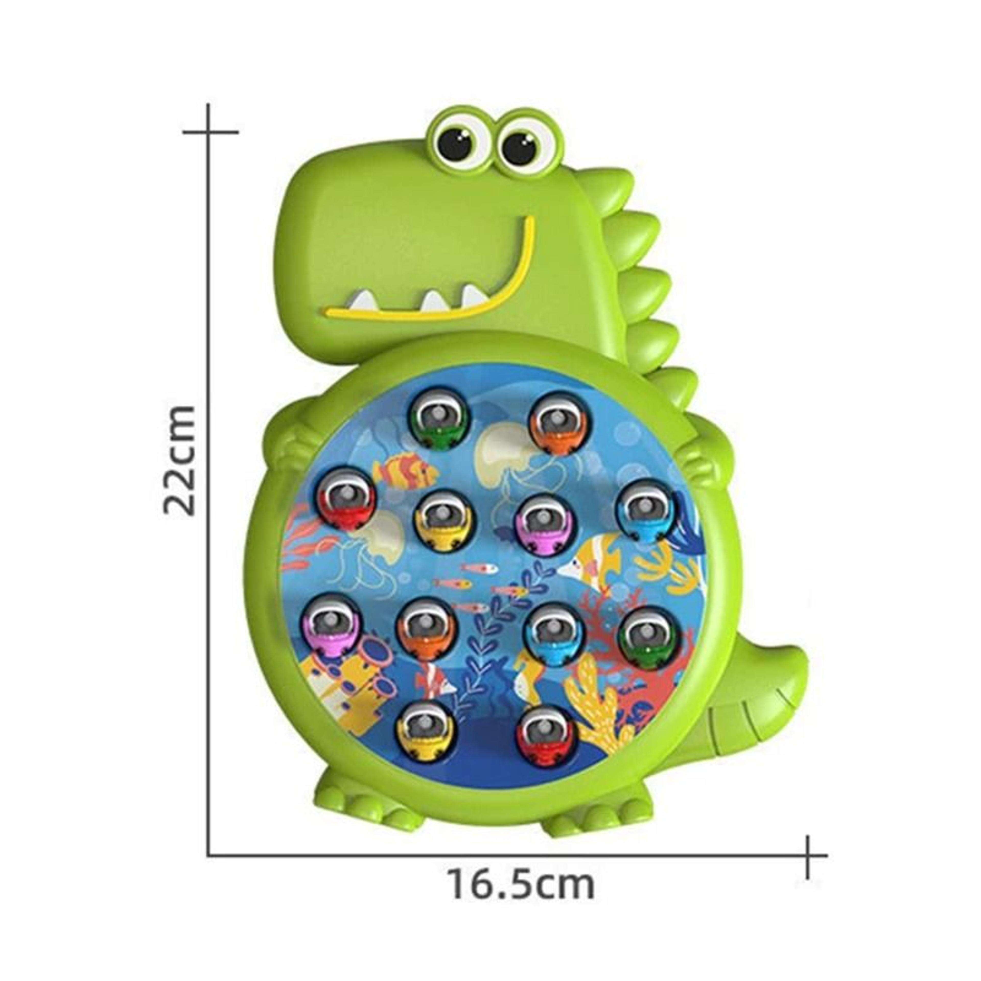 Dinosaur Magnetic Fishing Toy Montessori Learning Game With Rod For Toddlers 0
