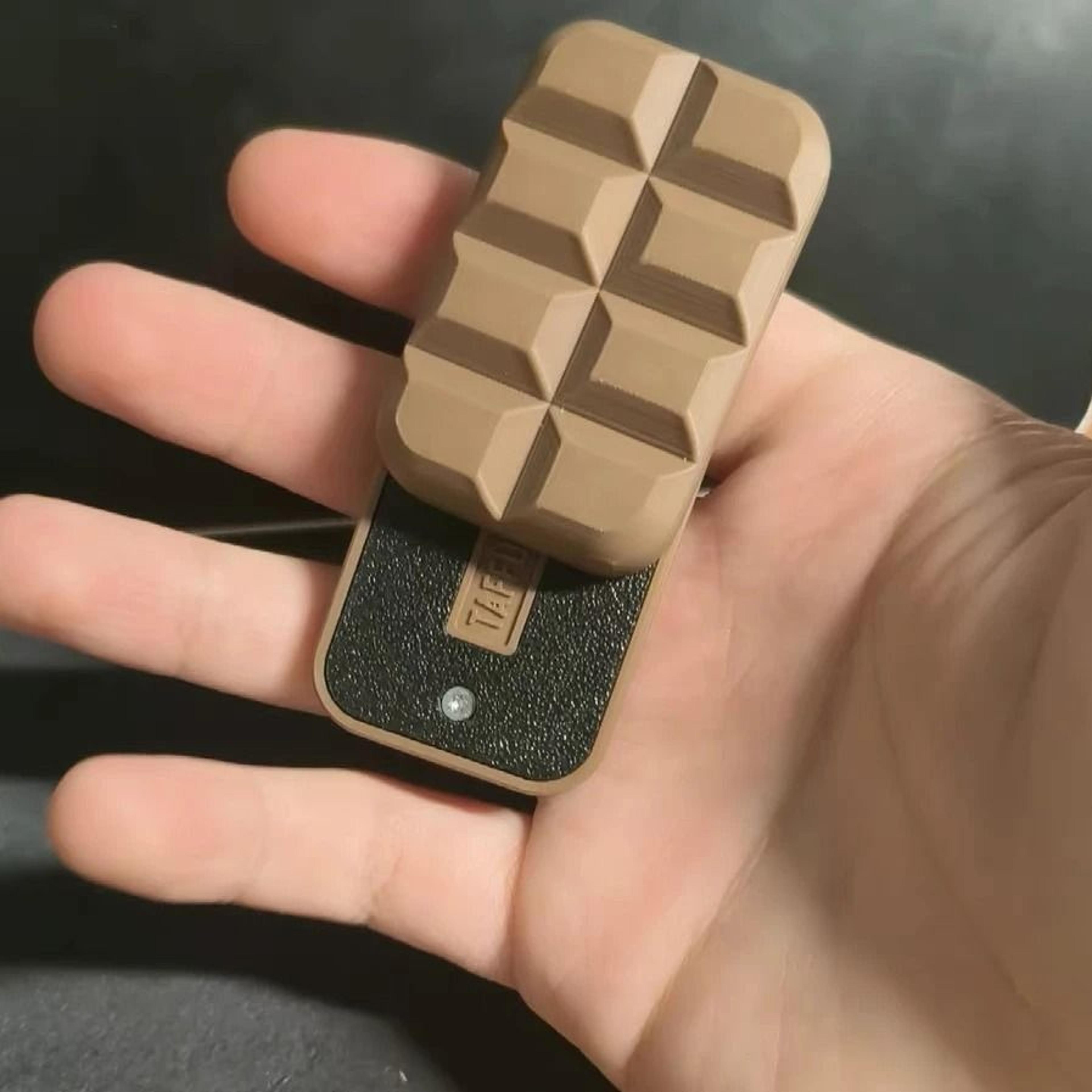 Magnetic Push Card Fidget Slider Chocolate Style Stress Relief EDC Toy 2
