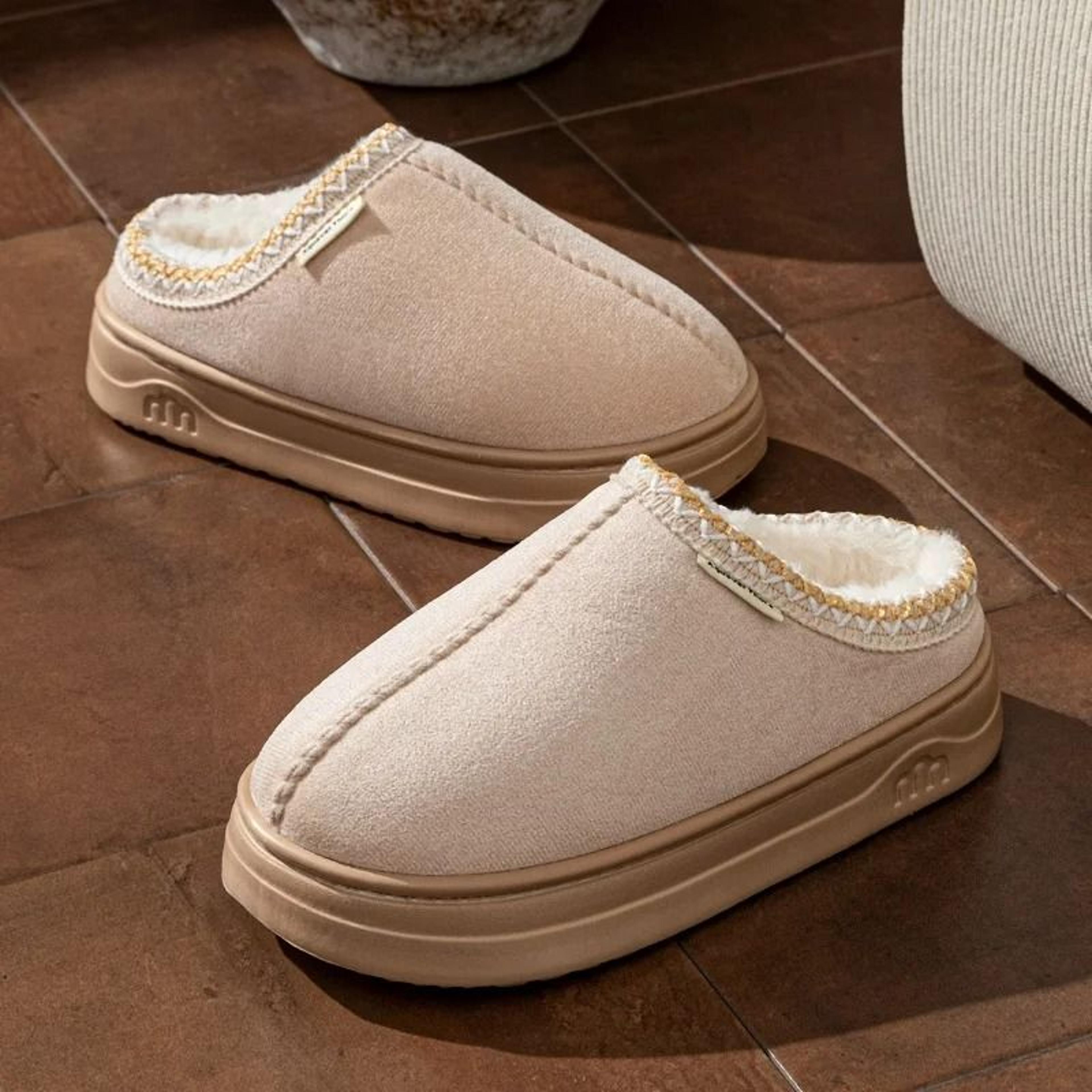 Women Winter Slipper Boots Warm Non Slip Thick Sole Indoor Outdoor Shoes 3