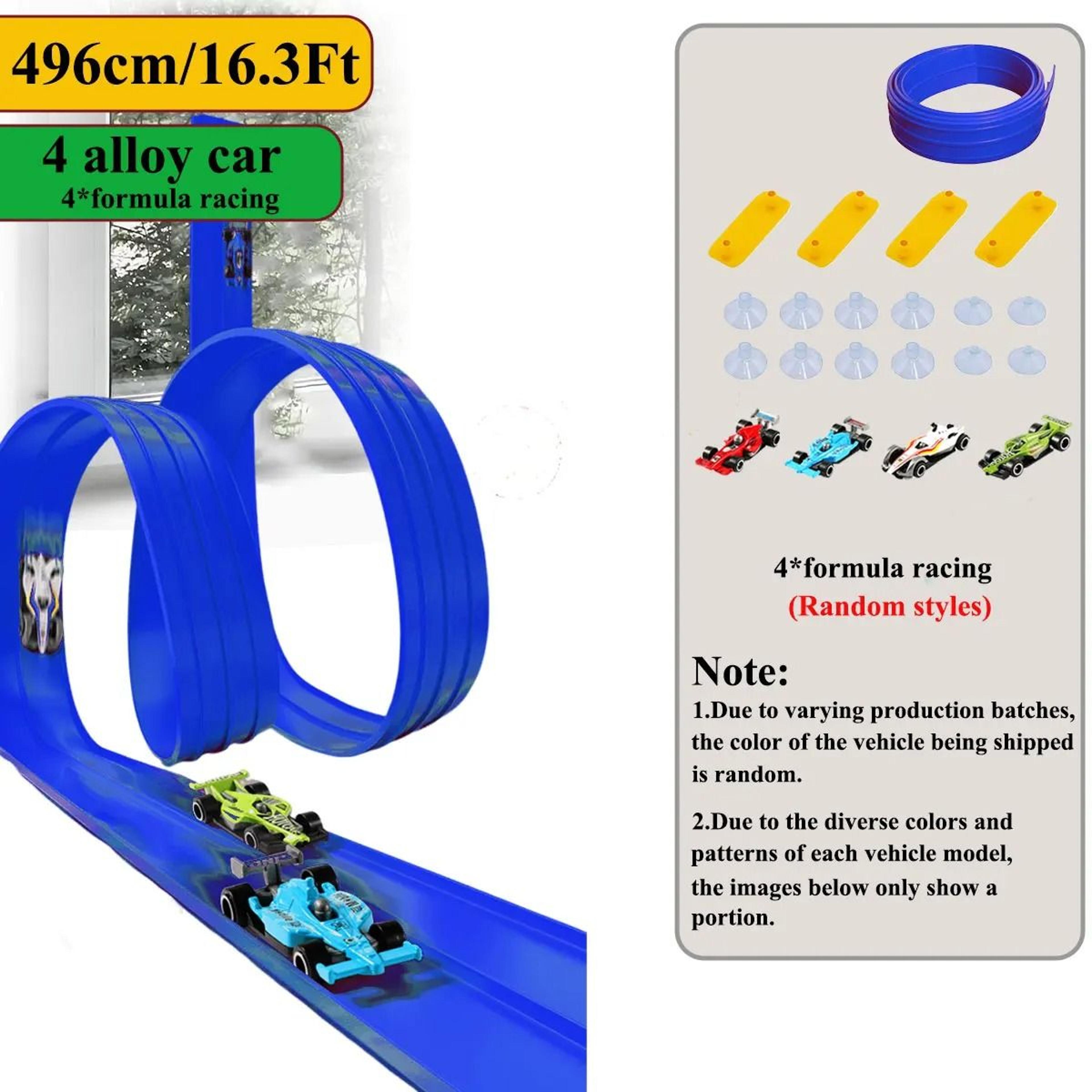 Flexible Racing Track Toy With Mini Car DIY Rail Playset For Kids 0