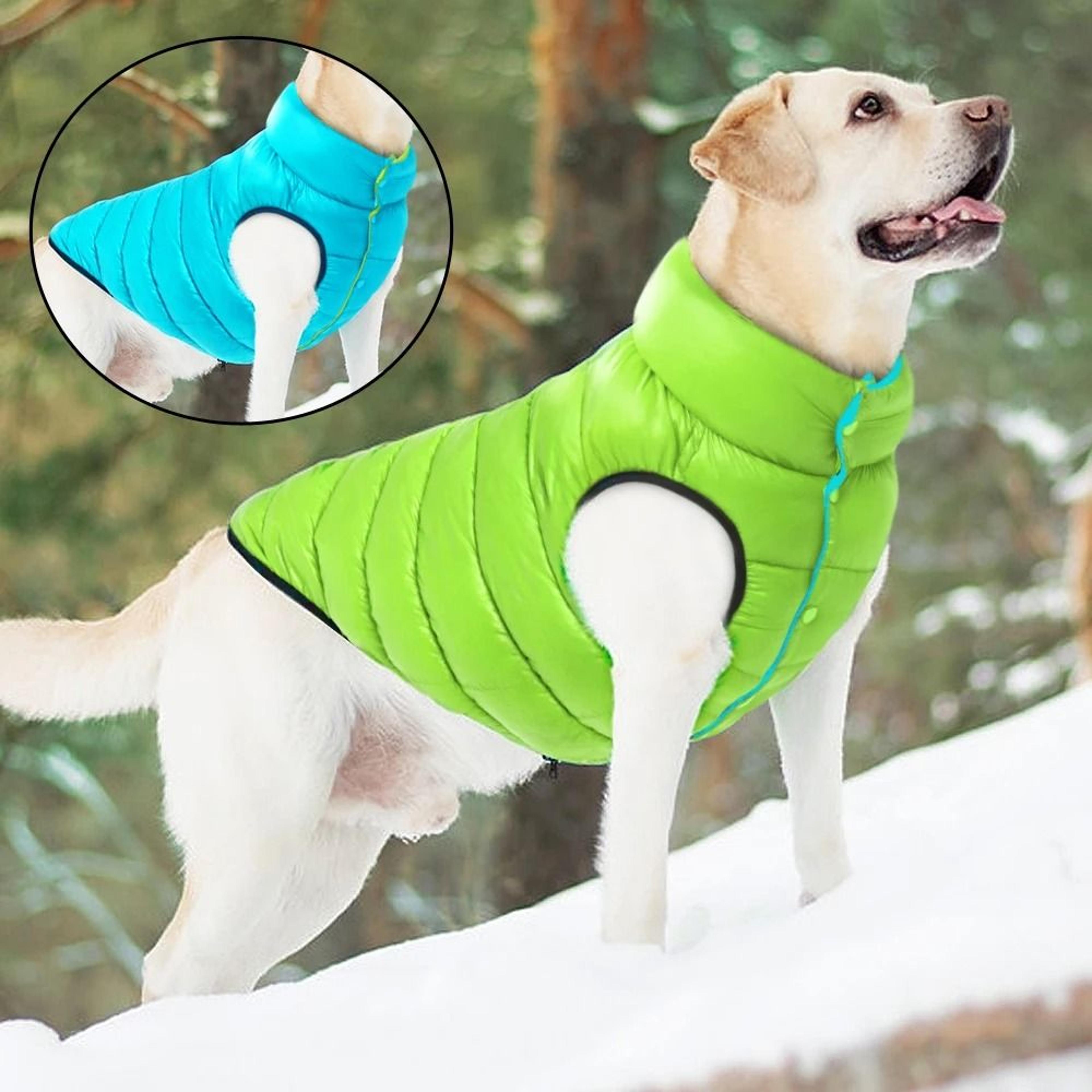 Reversible Waterproof Winter Dog Jacket Thick Warm Pet Coat 8