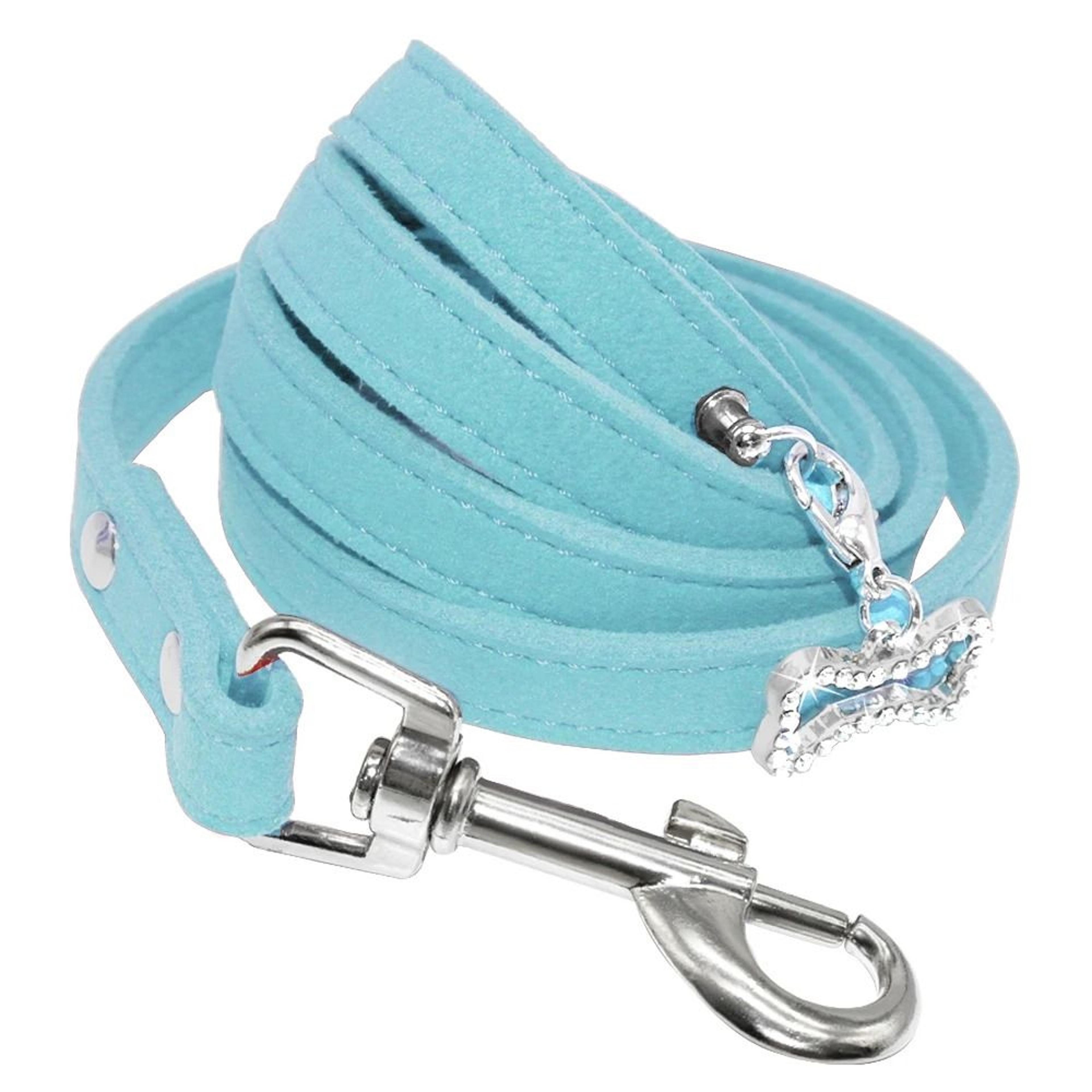 Soft Suede Leather Dog Leash For Small Dogs And Cats 1