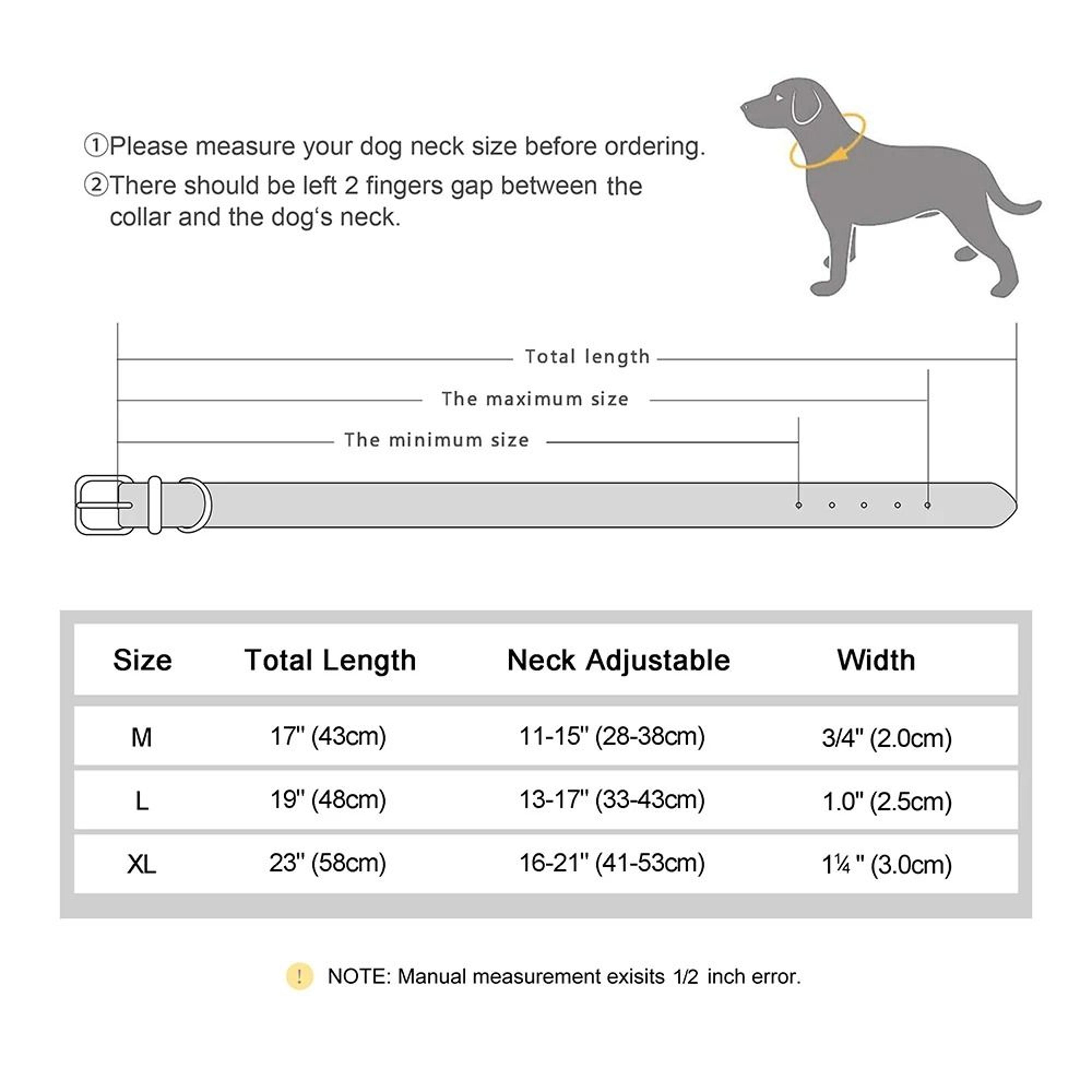 Adjustable PU Leather Dog Collar With Anti Lost Tag For Small And Medium Dogs 6