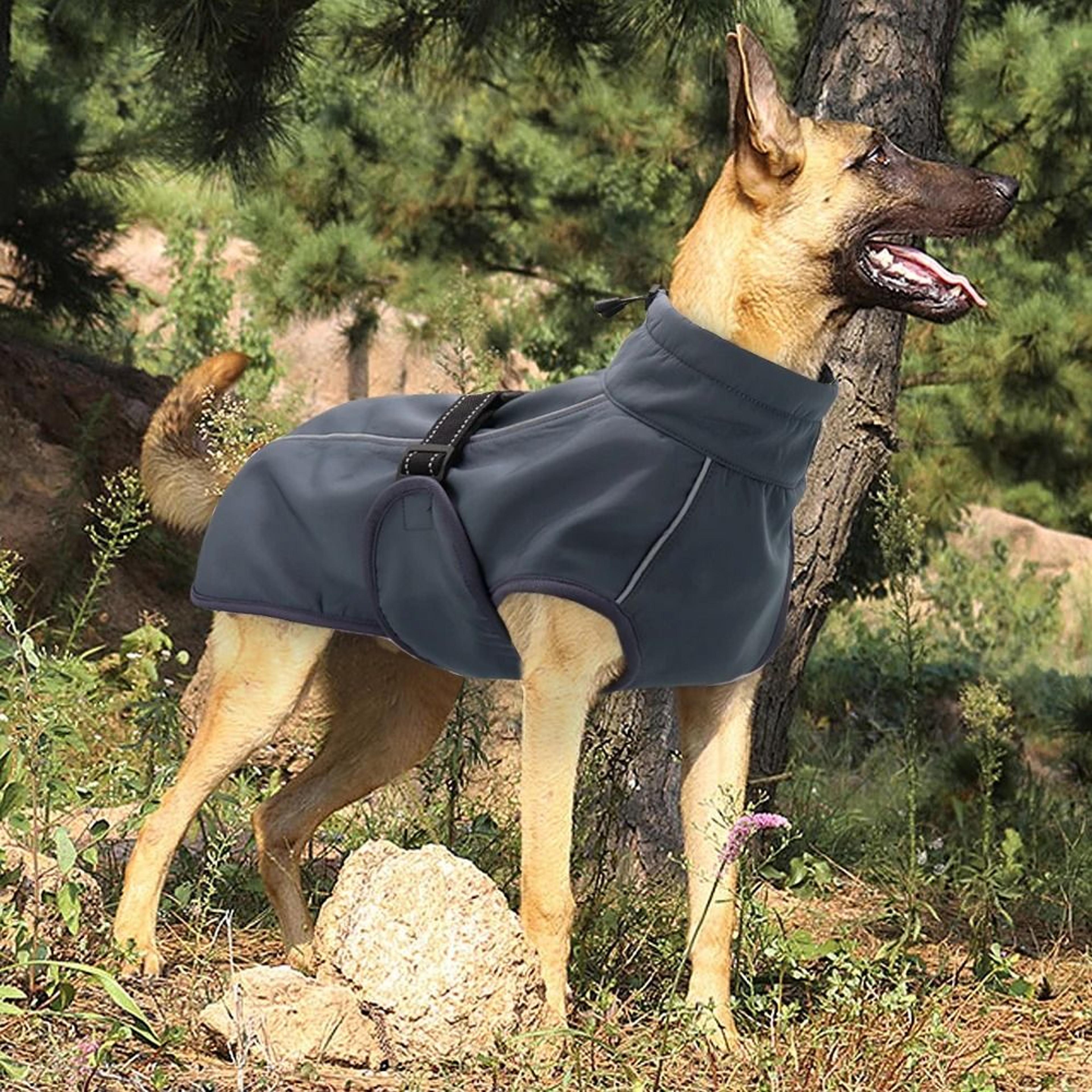 Waterproof Winter Dog Vest Jacket With Reflective Rope For Large Dogs 6