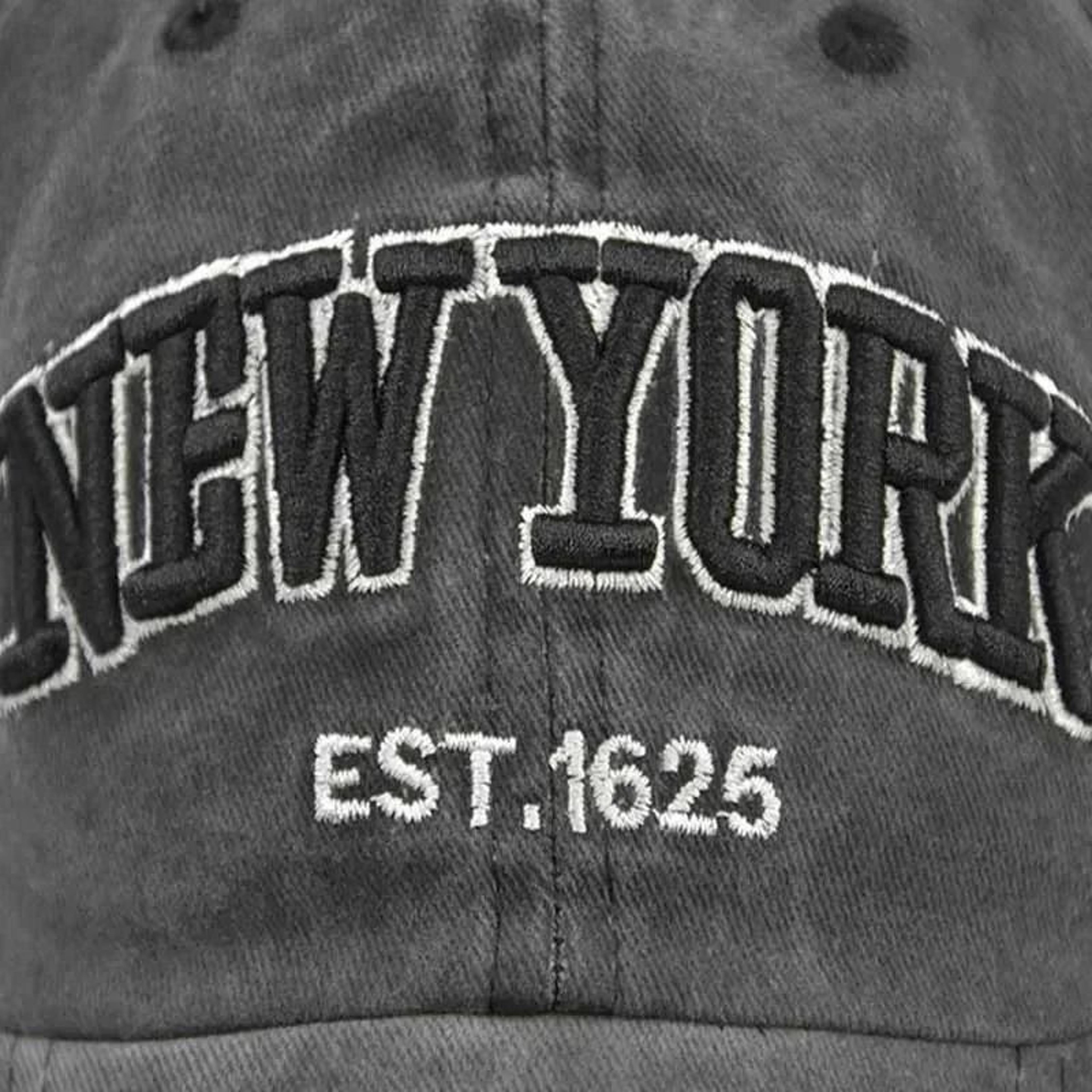 Washed Cotton Baseball Cap With Embroidered Letter Adjustable Dad Hat For Men And Women 9