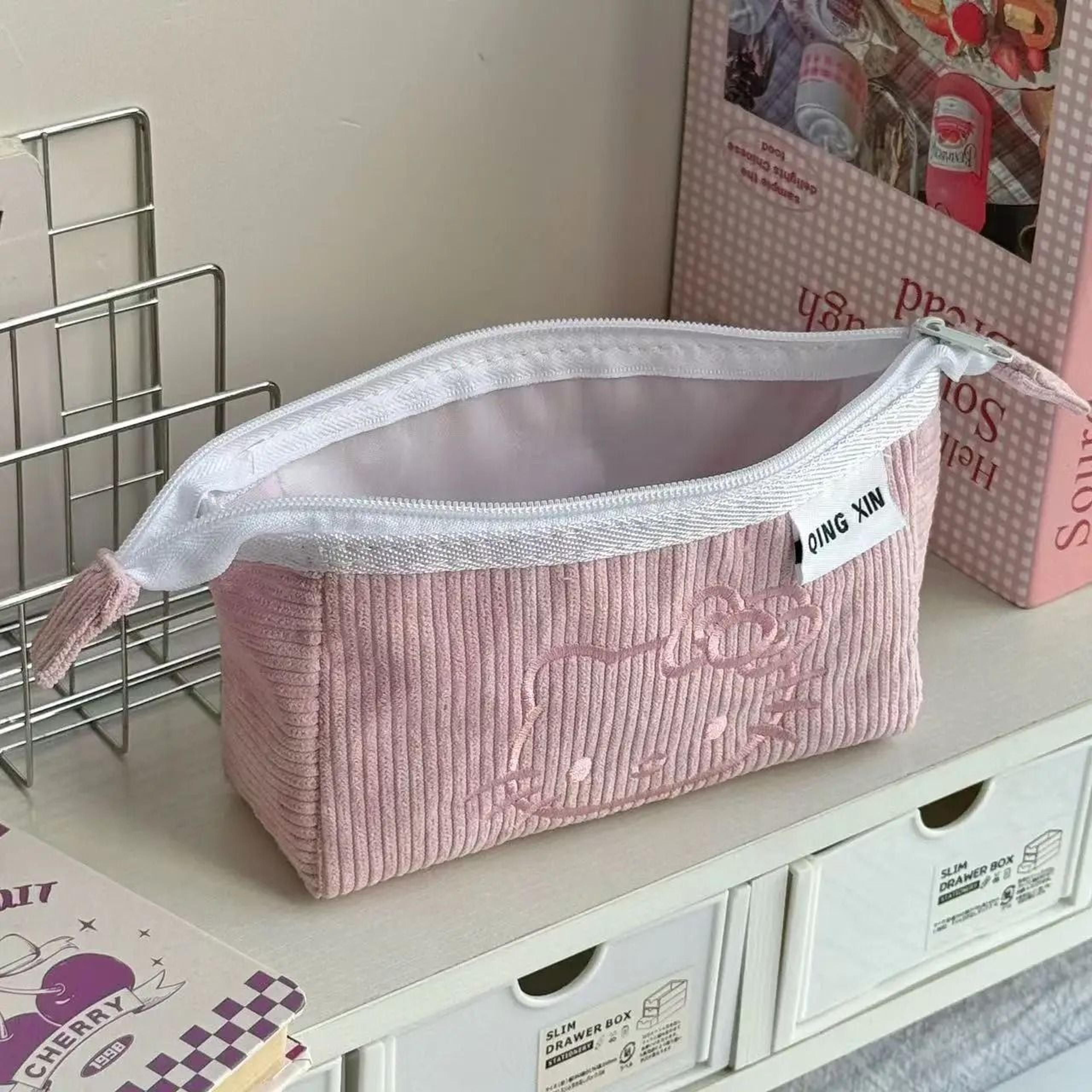 Hello Kitty Cute Cartoon Cosmetic Bag Large Capacity Stationery Storage Pouch 1