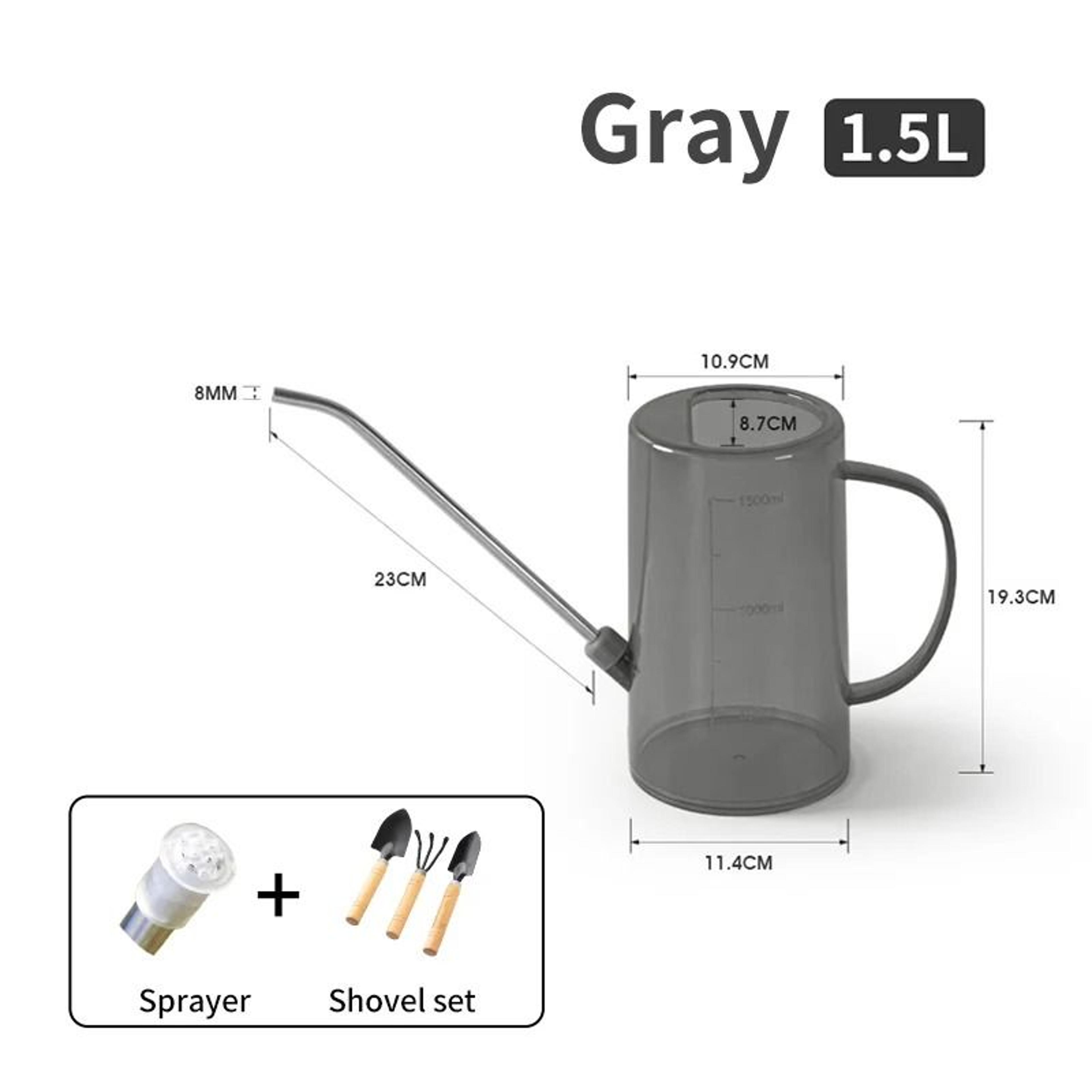 Long Spout Watering Can With Garden Shovel Set For Indoor And Outdoor Plants 5