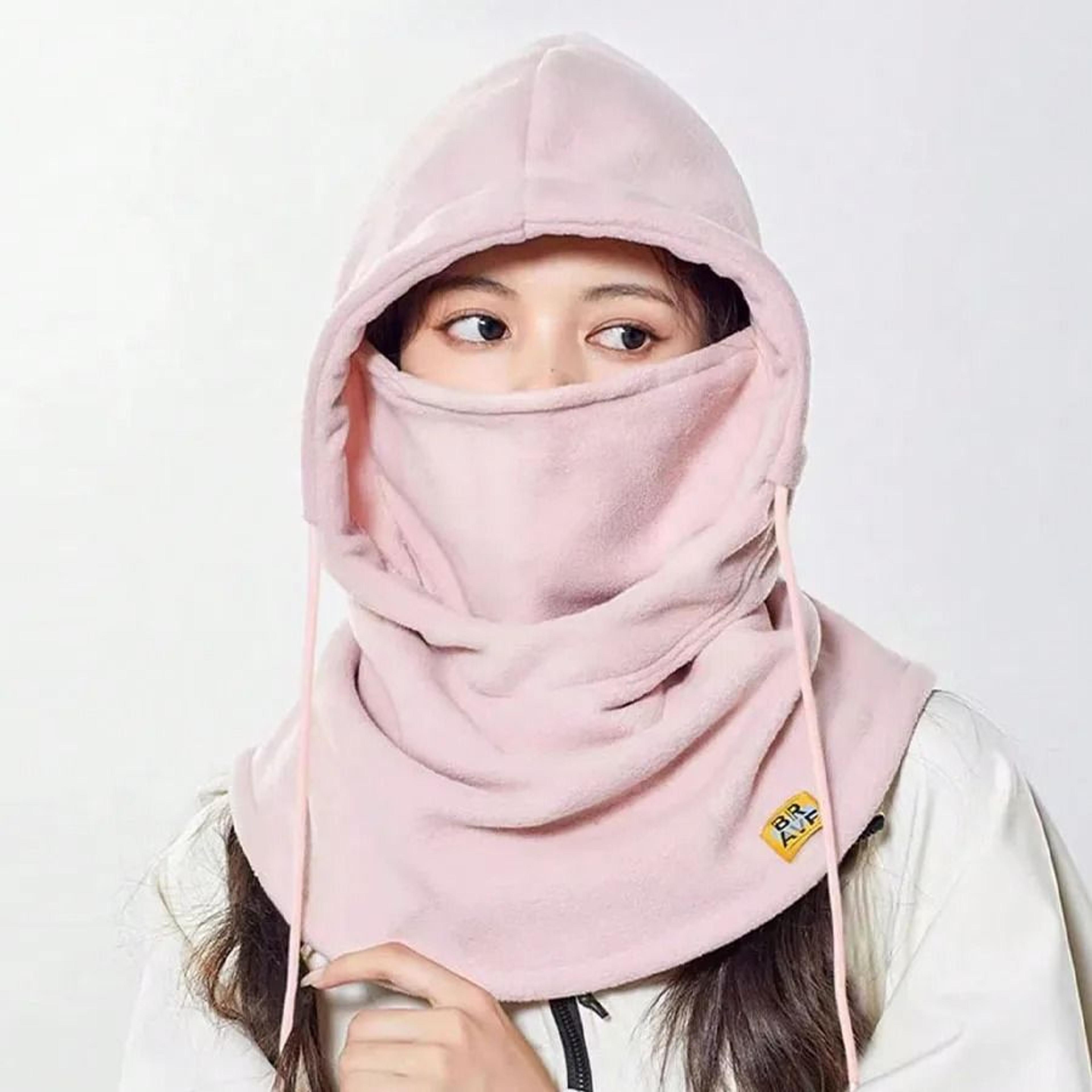 Winter Fleece Balaclava Hat Windproof Head And Neck Cover For Men And Women 2
