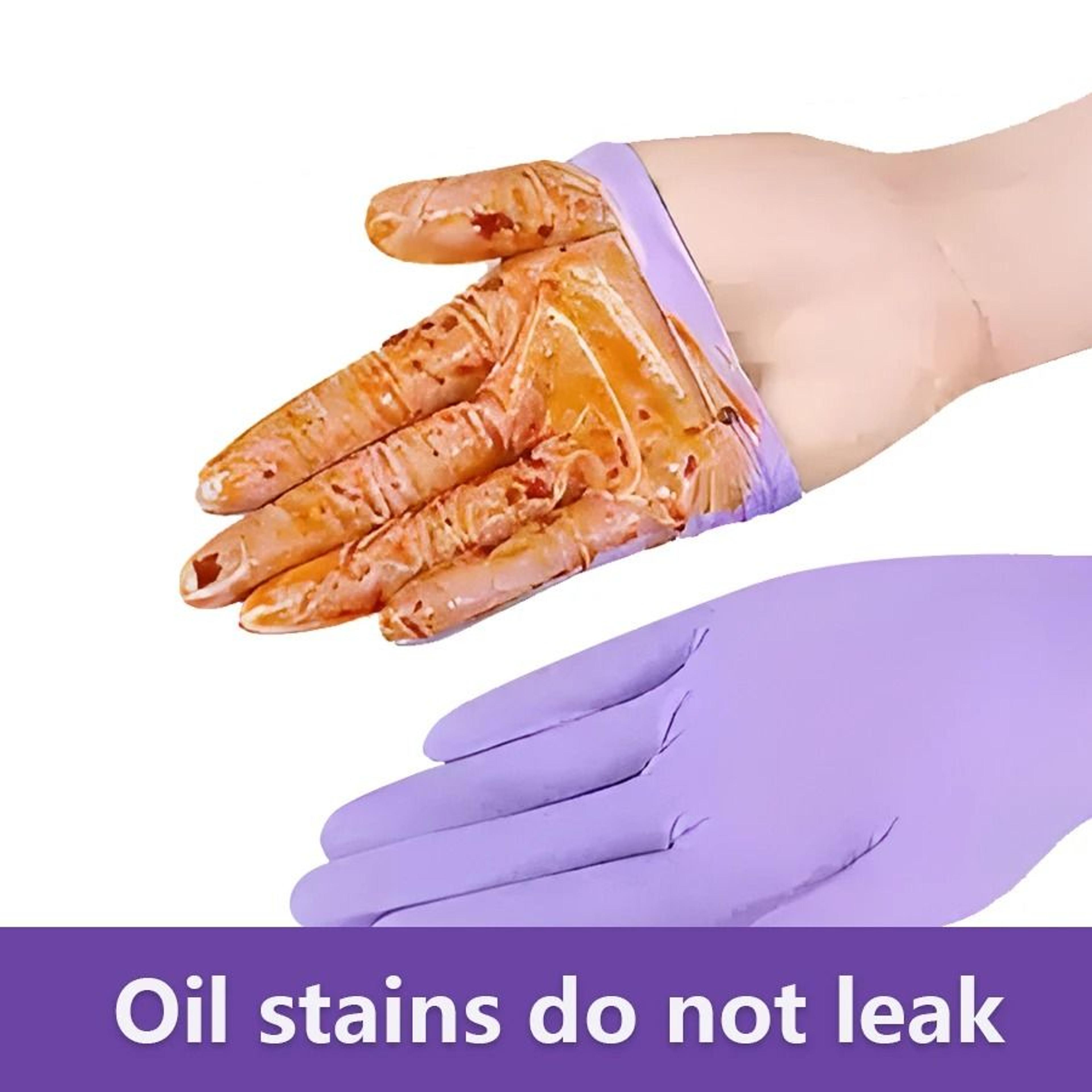 Disposable Nitrile Gloves Latex Free Thickened Cleaning And Food Safe Gloves 14