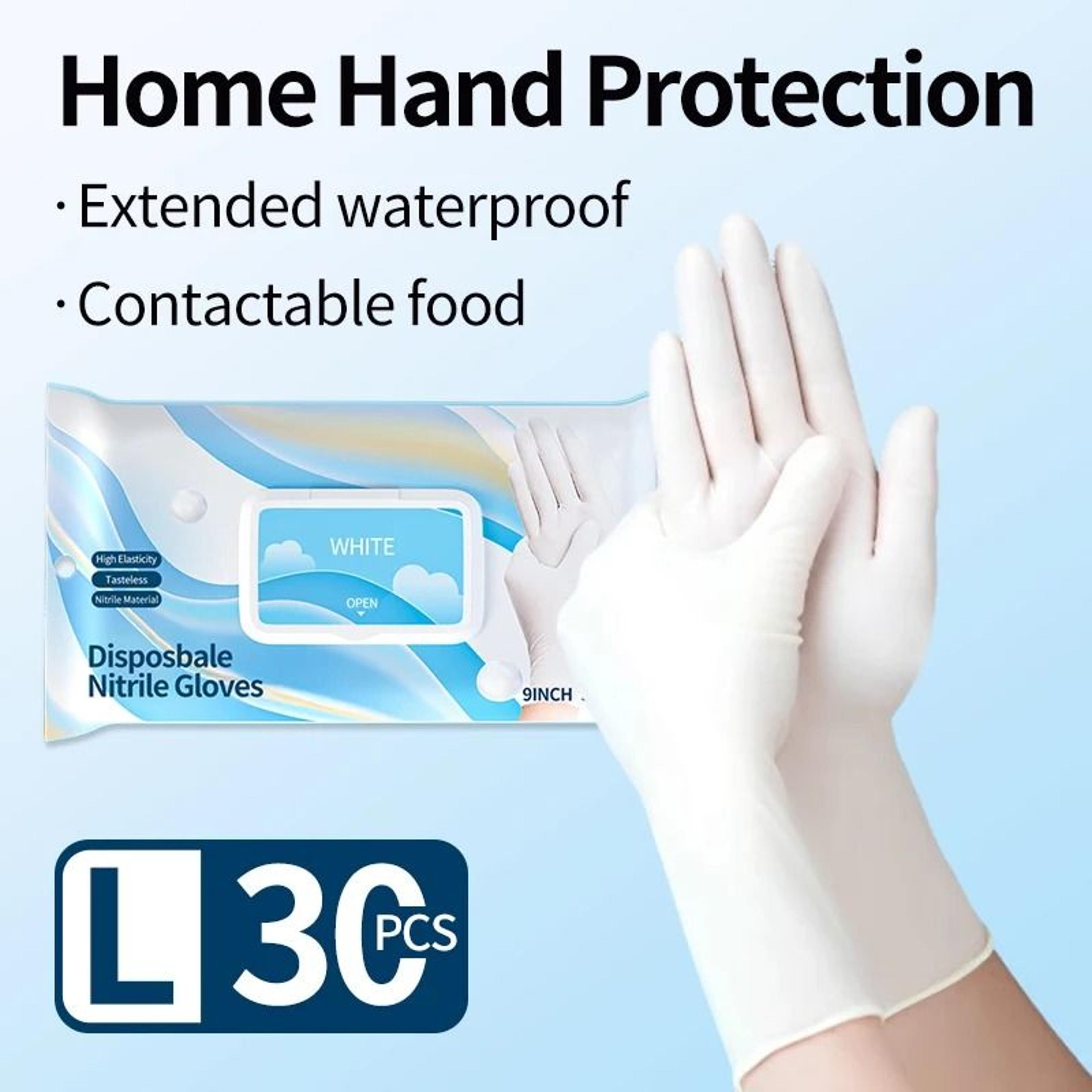 Disposable Nitrile Gloves Latex Free Thickened Cleaning And Food Safe Gloves 2