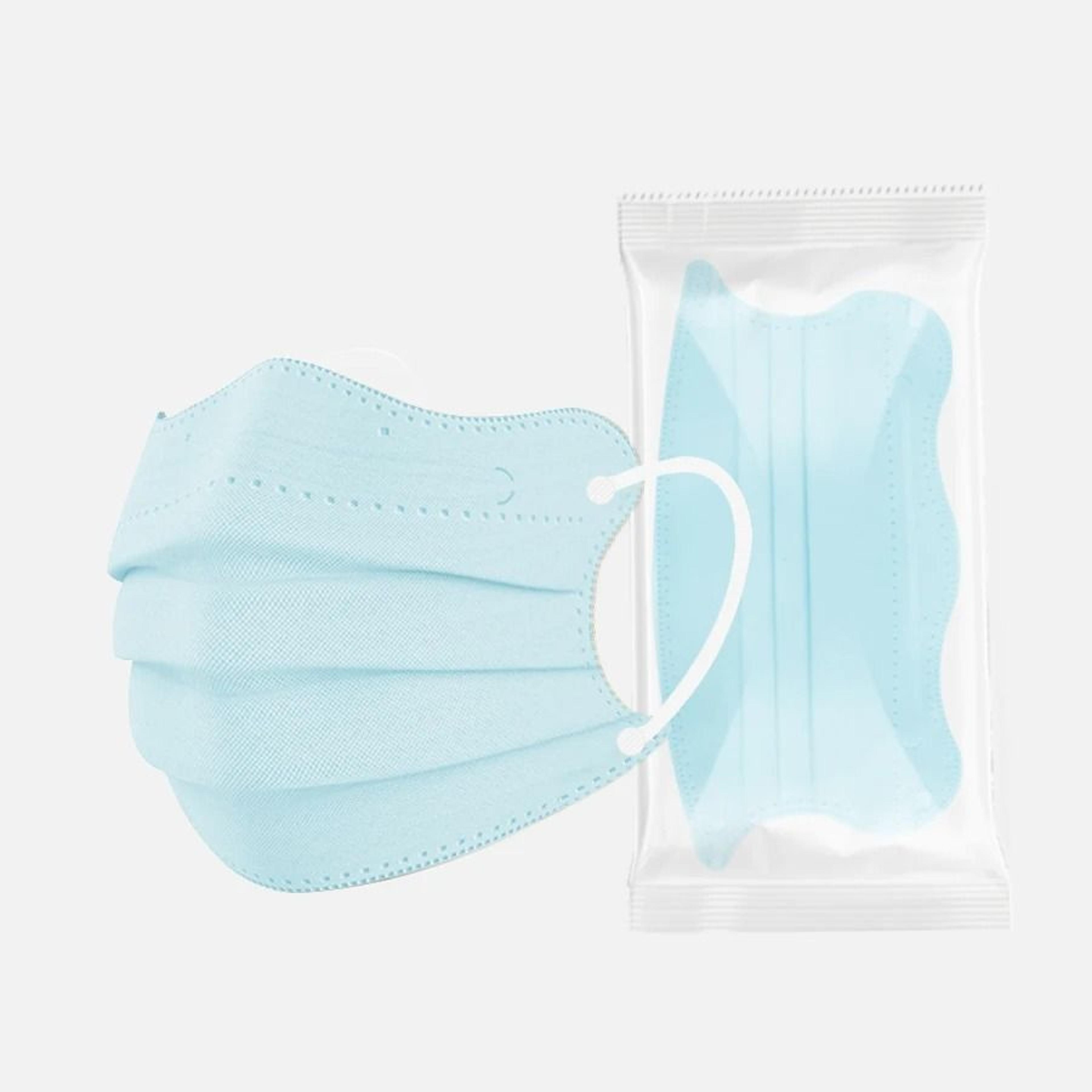 Butterfly Shaped Disposable Face Masks Pink 3 Layer Protective Masks For Women 2