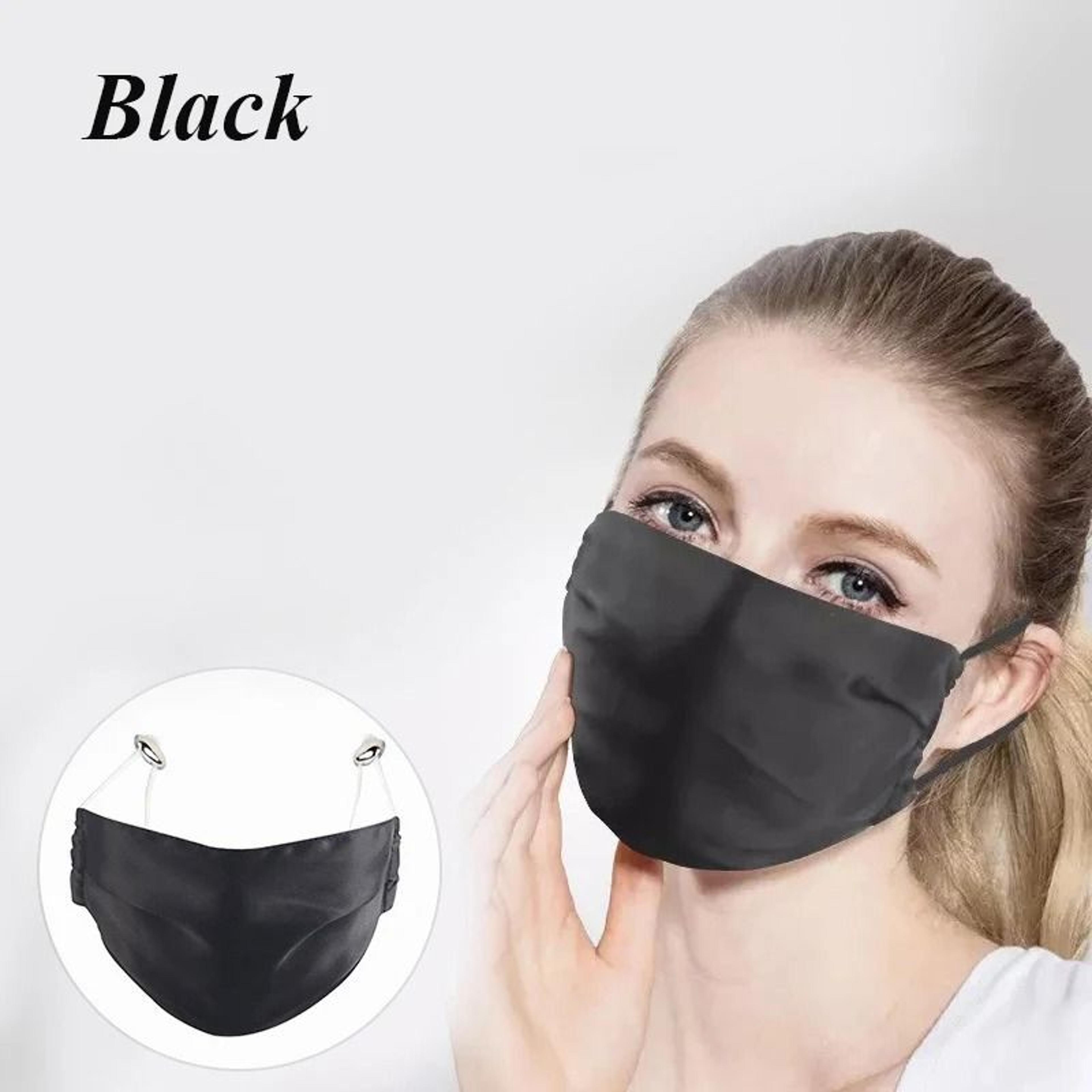 Mulberry Silk Reusable Face Mask Breathable Lightweight Washable Mask For Men And Women 3