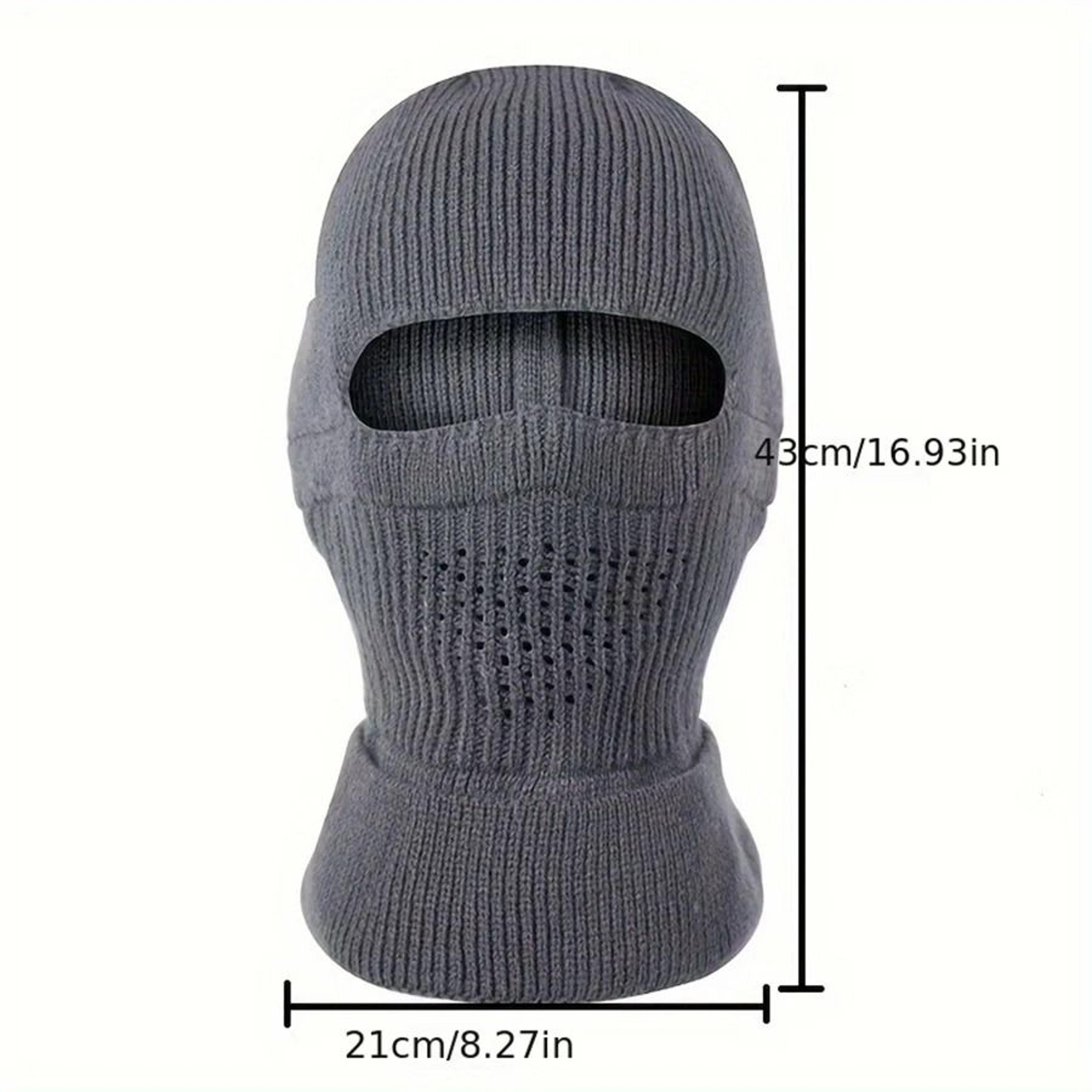 Knitted Full Face Balaclava Beanie Winter Mask Hat For Men 7