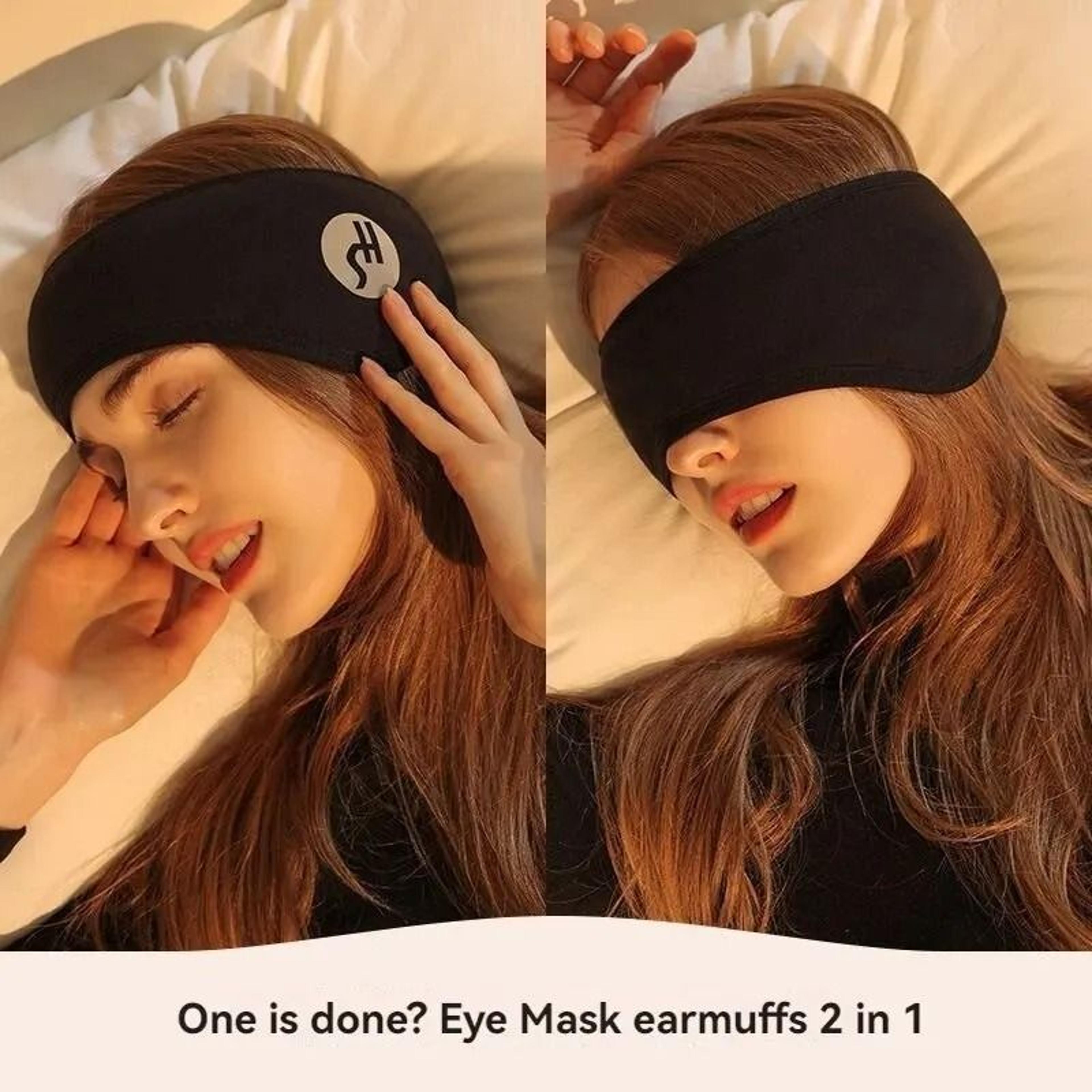 Noise Blocking Sleep Eye Mask And Ear Protection Set 8