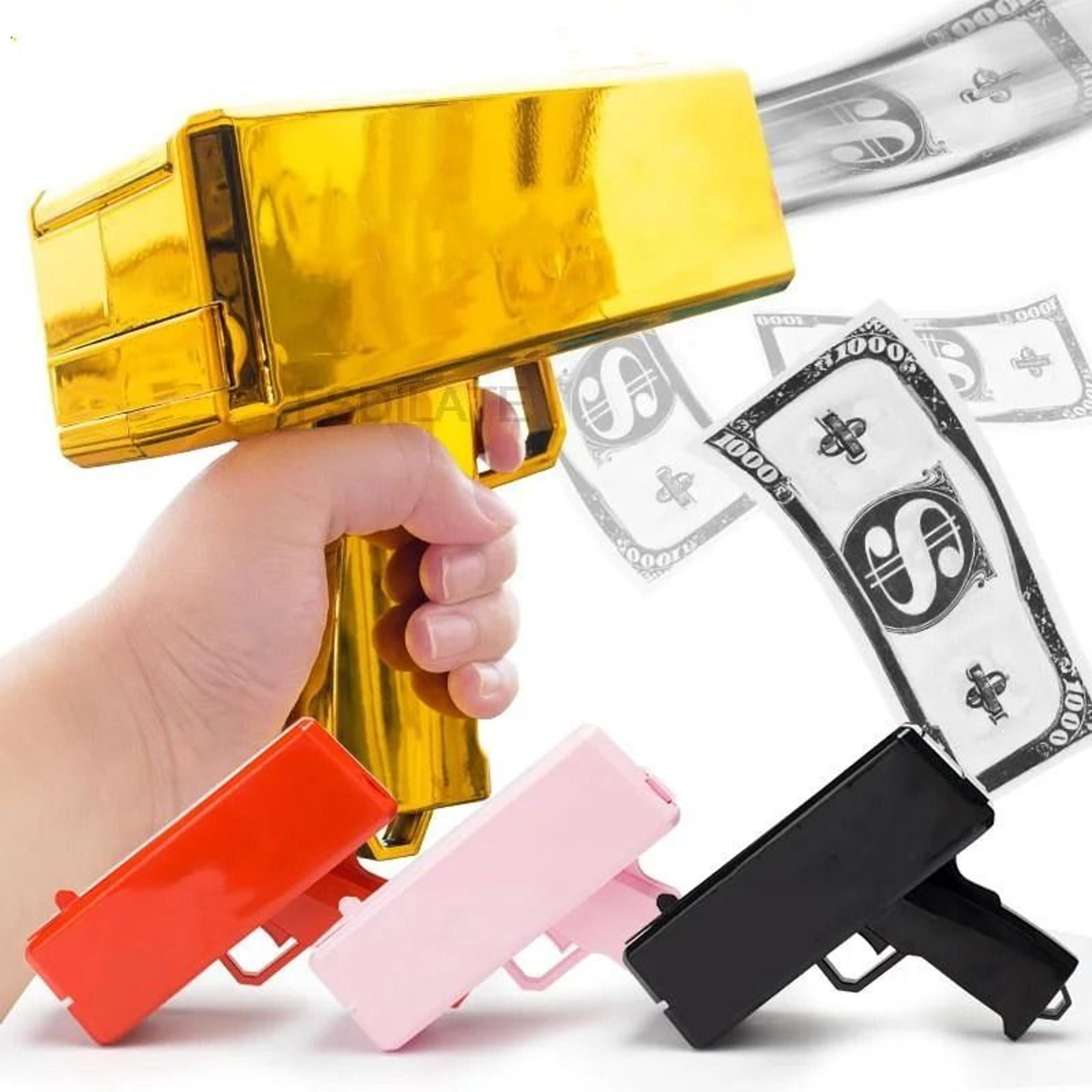 Party Money Gun Toy Cash Cannon With Fake Money Bills For Events 10