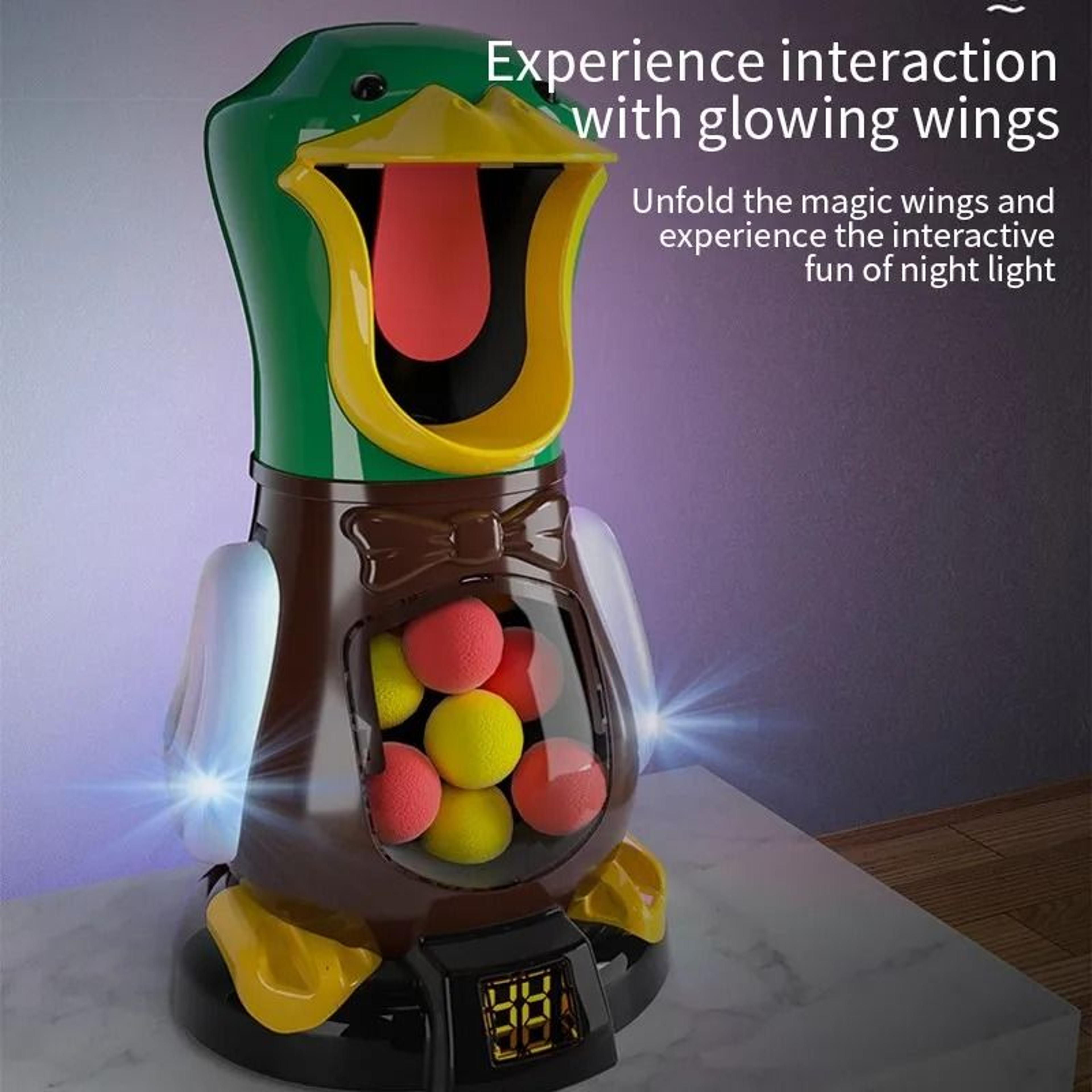 Hungry Duck Shooting Toy Soft Bullet Target Game With Scoring Lights For Kids 4