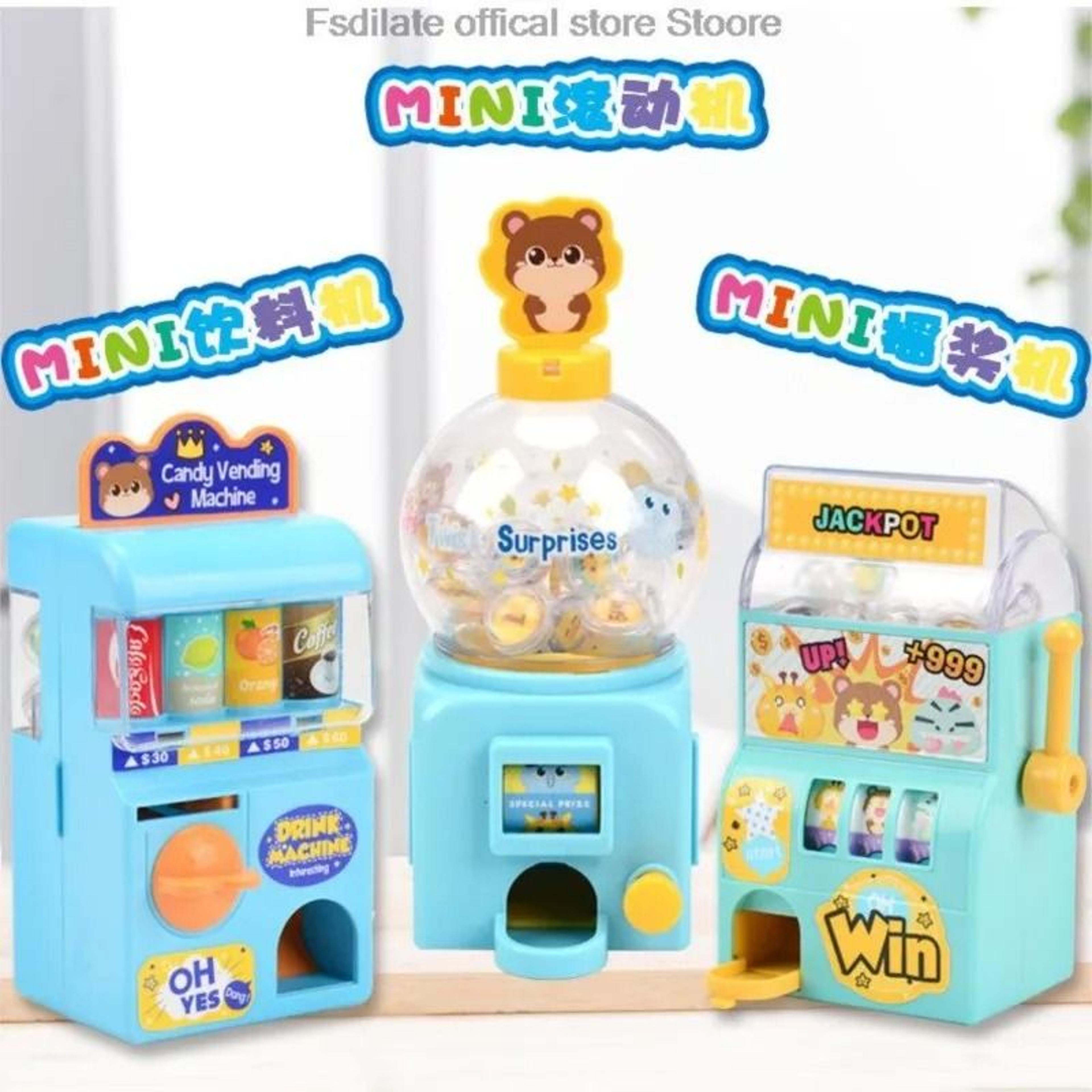 Mini Lottery Machine Toy Manual Shake Puzzle Game For Kids 7