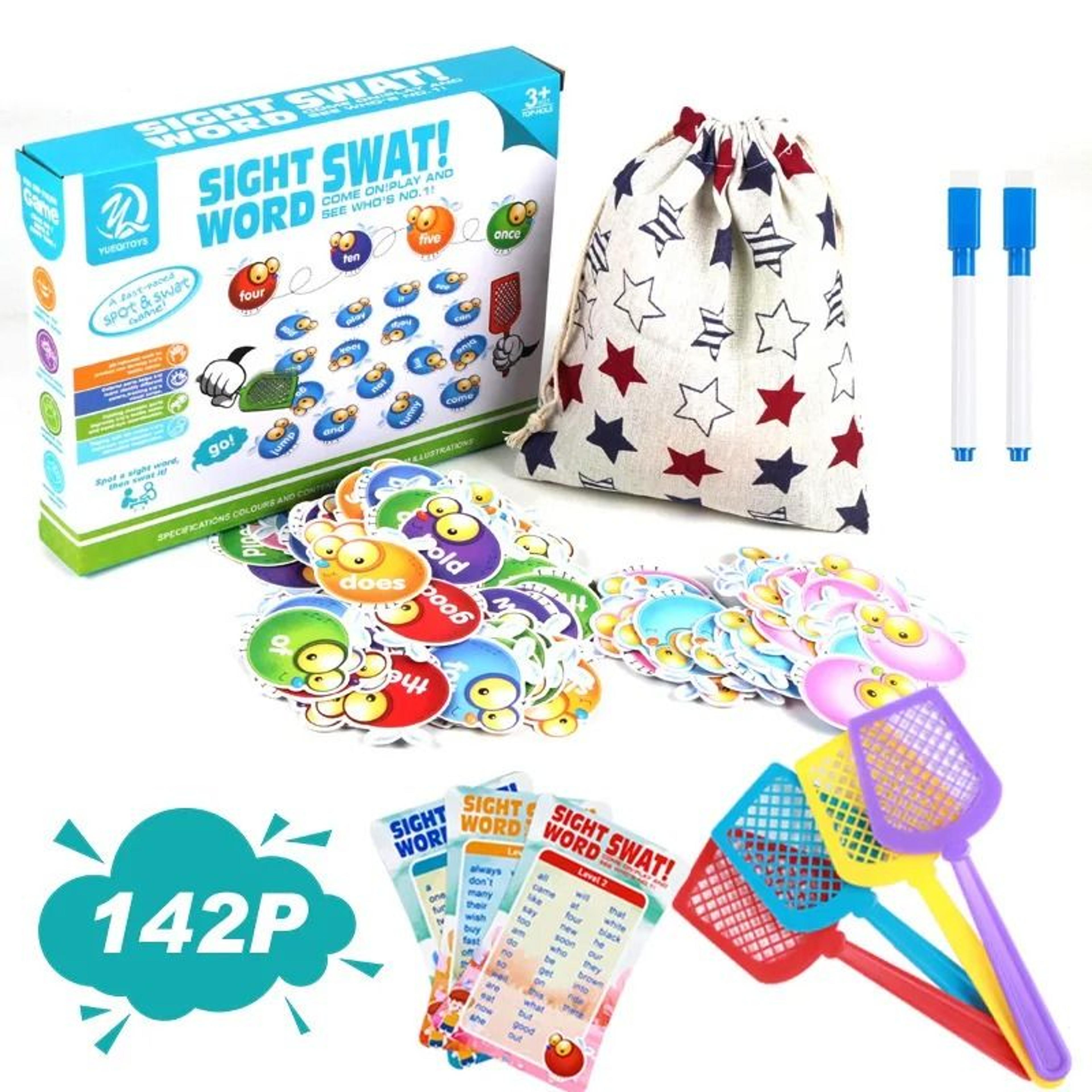 Crazy Fly Swatter Vocabulary Board Game For Kids 2