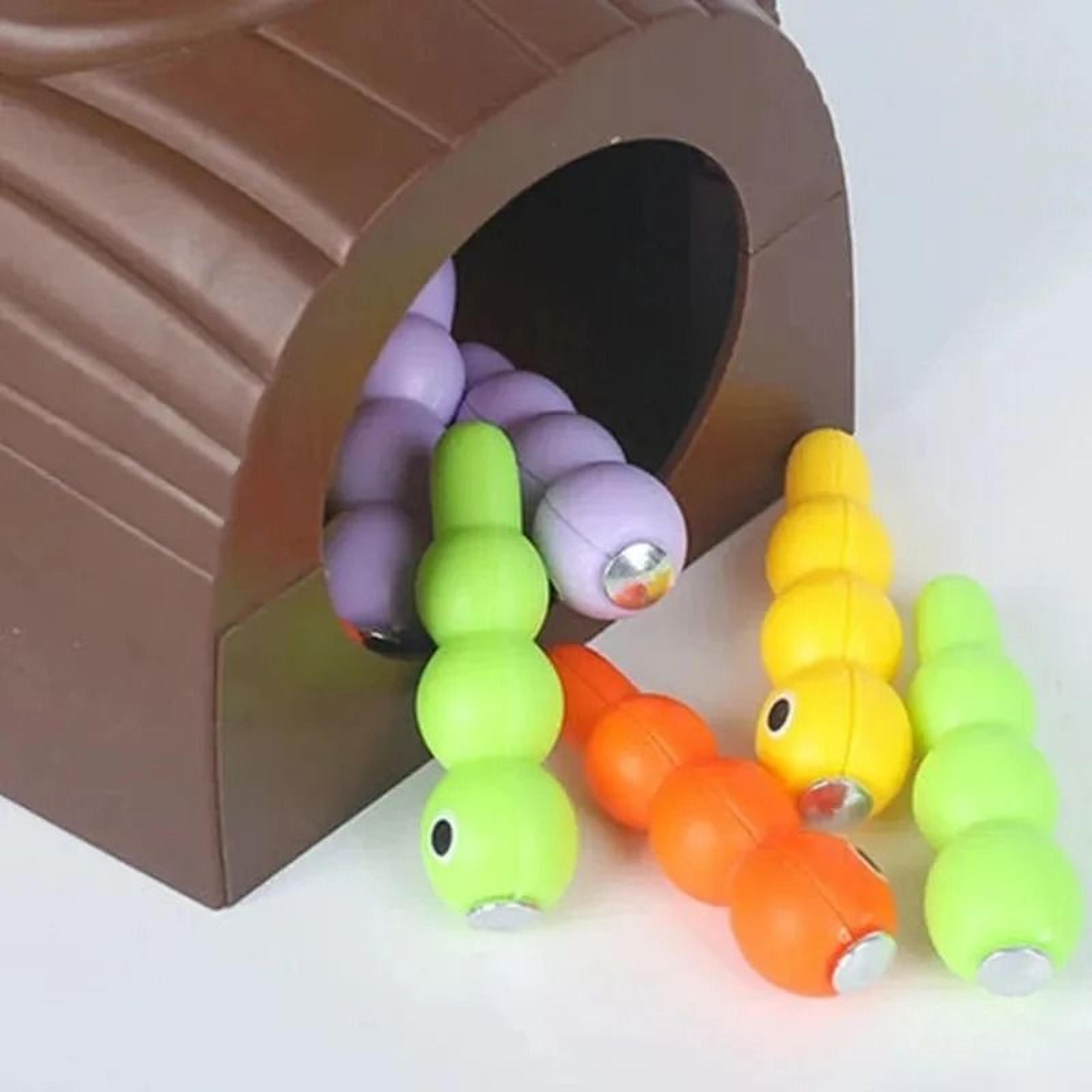 Montessori Woodpecker Feeding Game Magnetic Toy 6