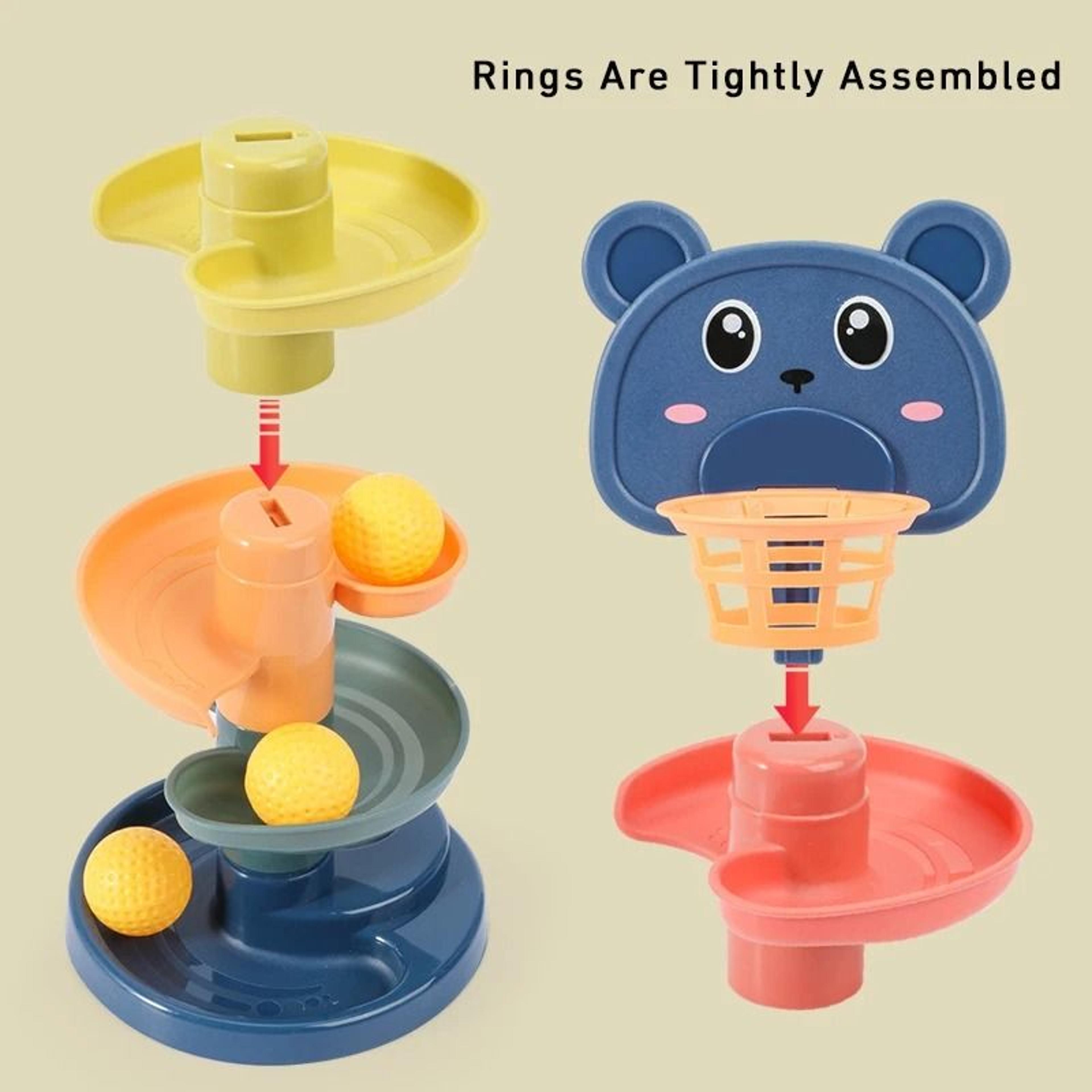 Montessori Rolling Ball Track Sensory Toy For Babies And Toddlers 5