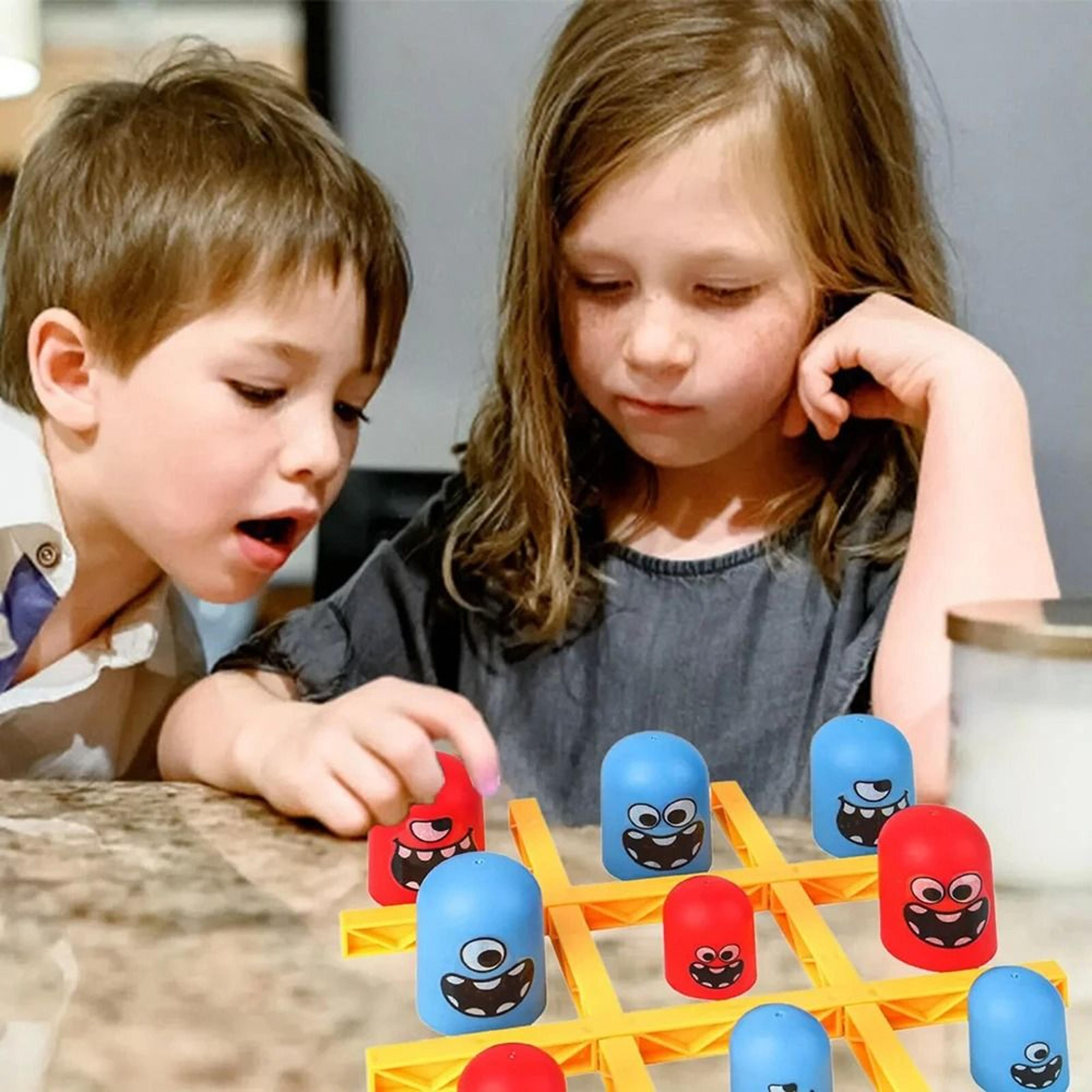 Big Eat Small Tic Tac Toe Board Game Interactive Strategy Party Toy 4