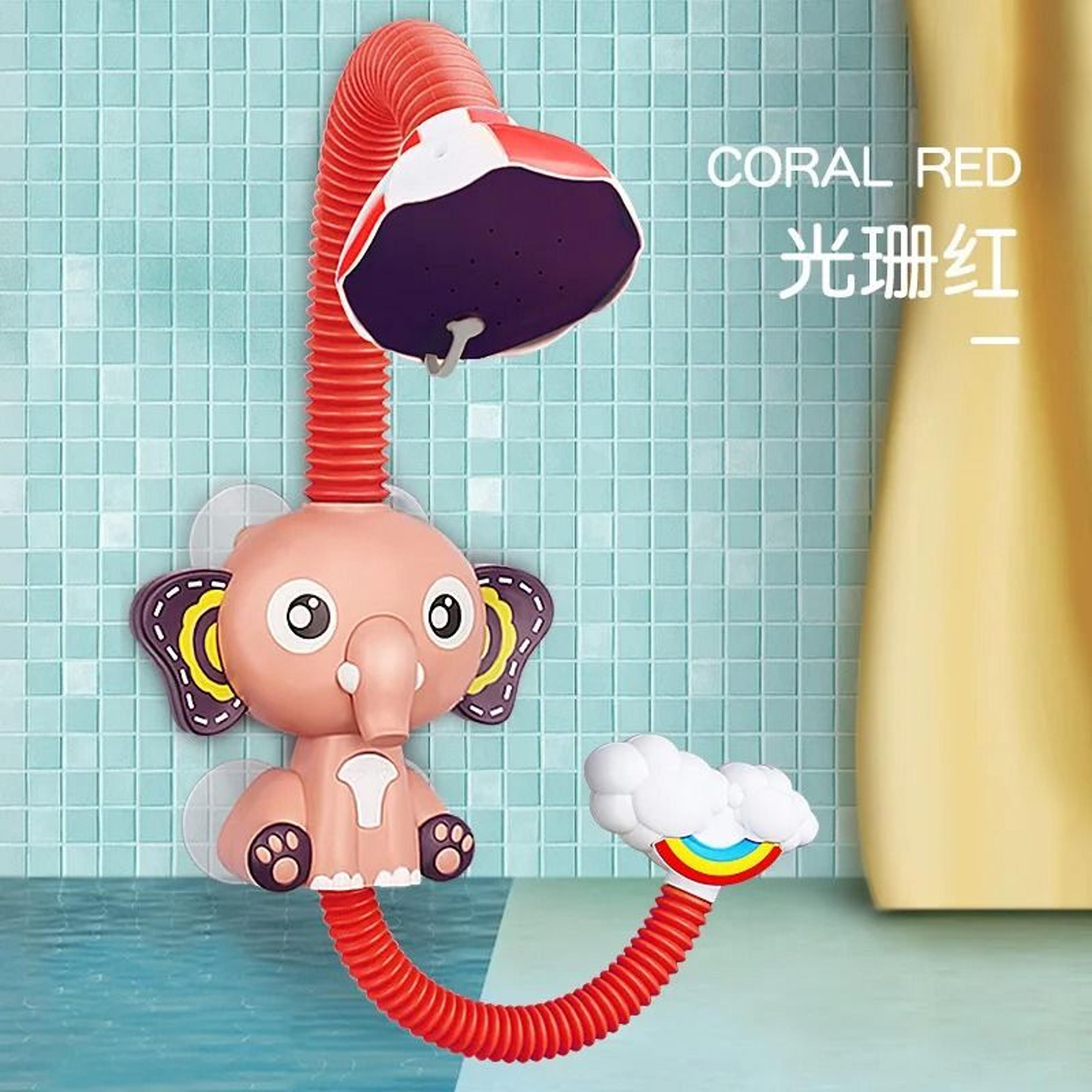 Rainbow Bath Water Slide Toy Duck Track Educational Shower Play Set For Kids 11