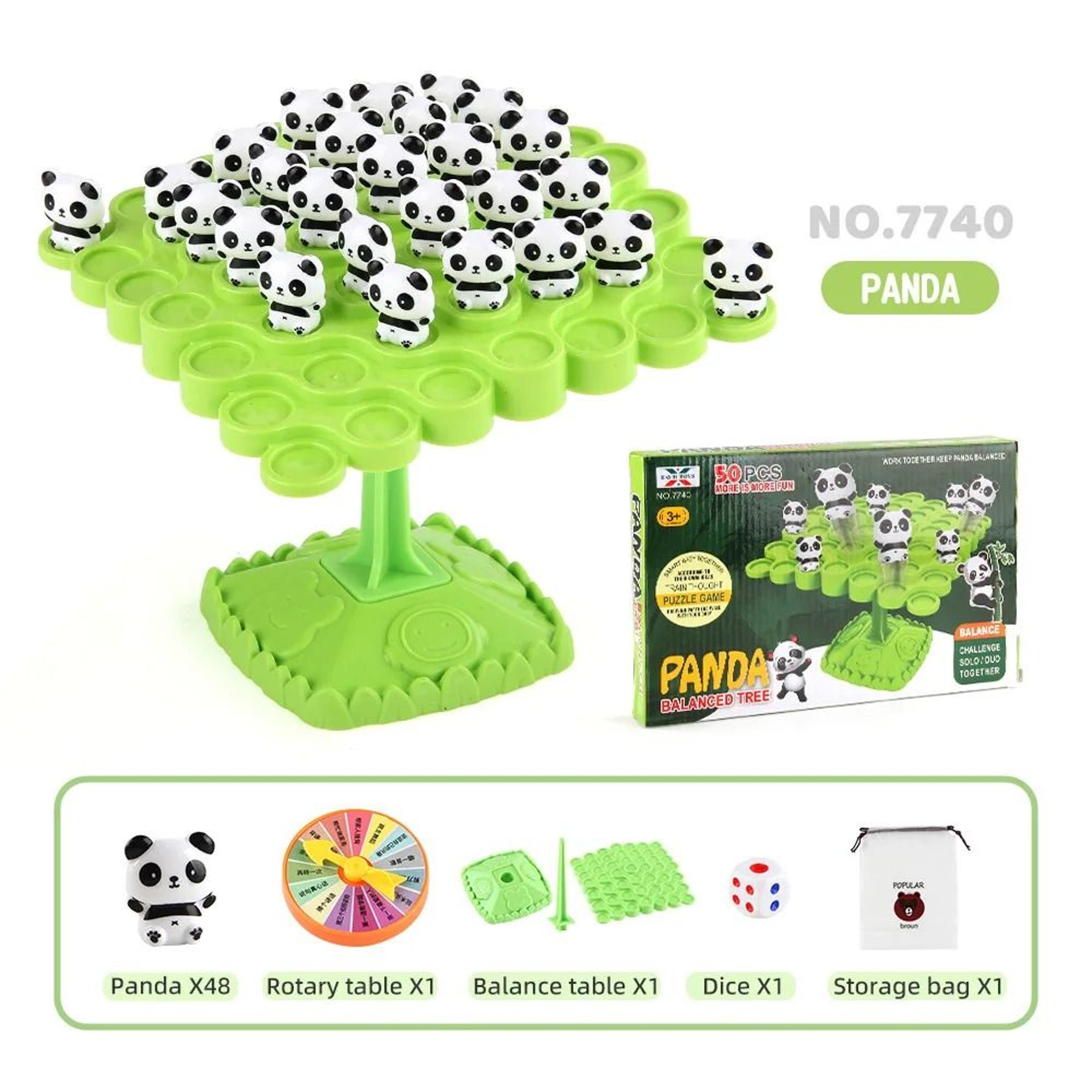 frog balance tree montessori board game kids educational balance toy