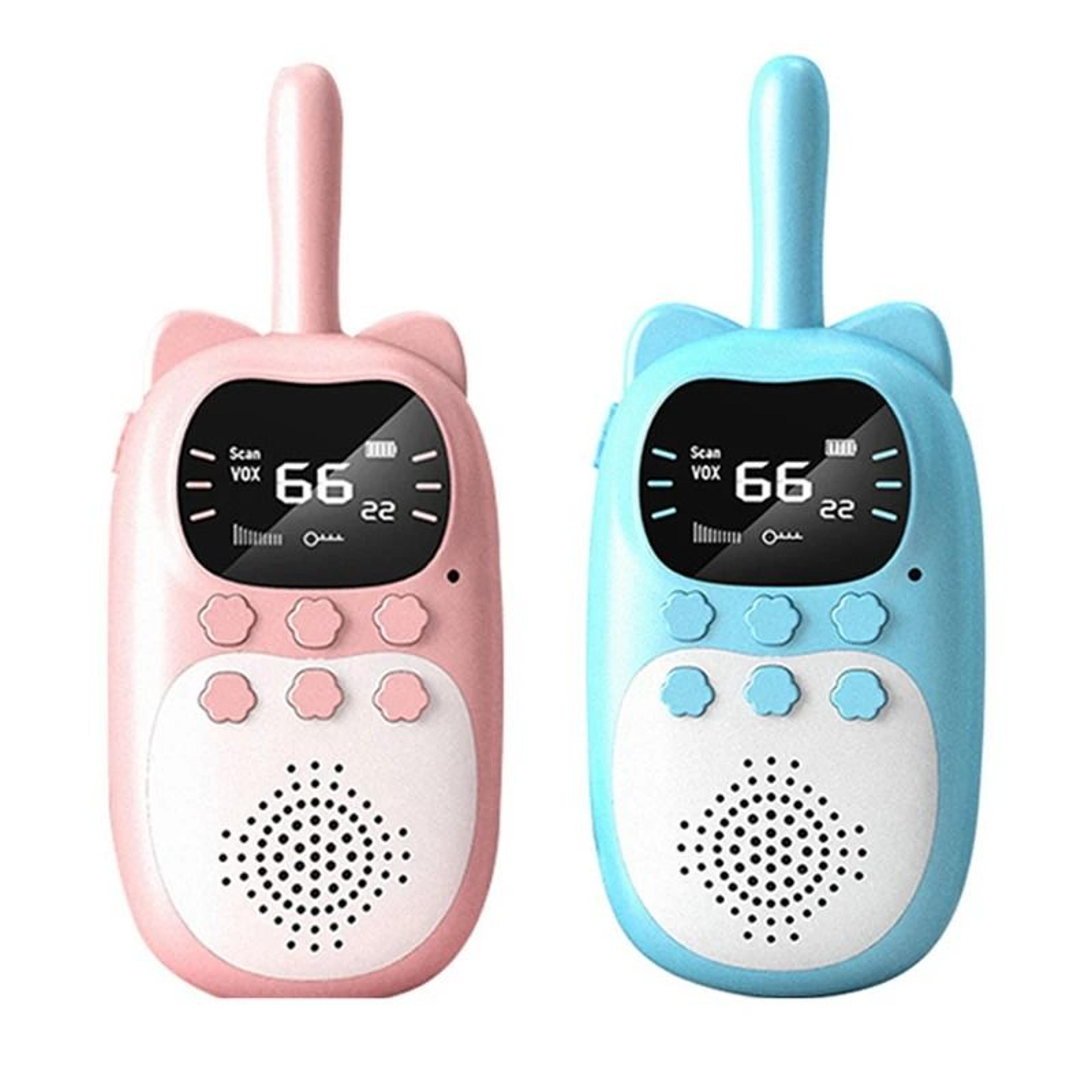 Kids Walkie Talkie Set Rechargeable Handheld Two Way Radio Toys 1