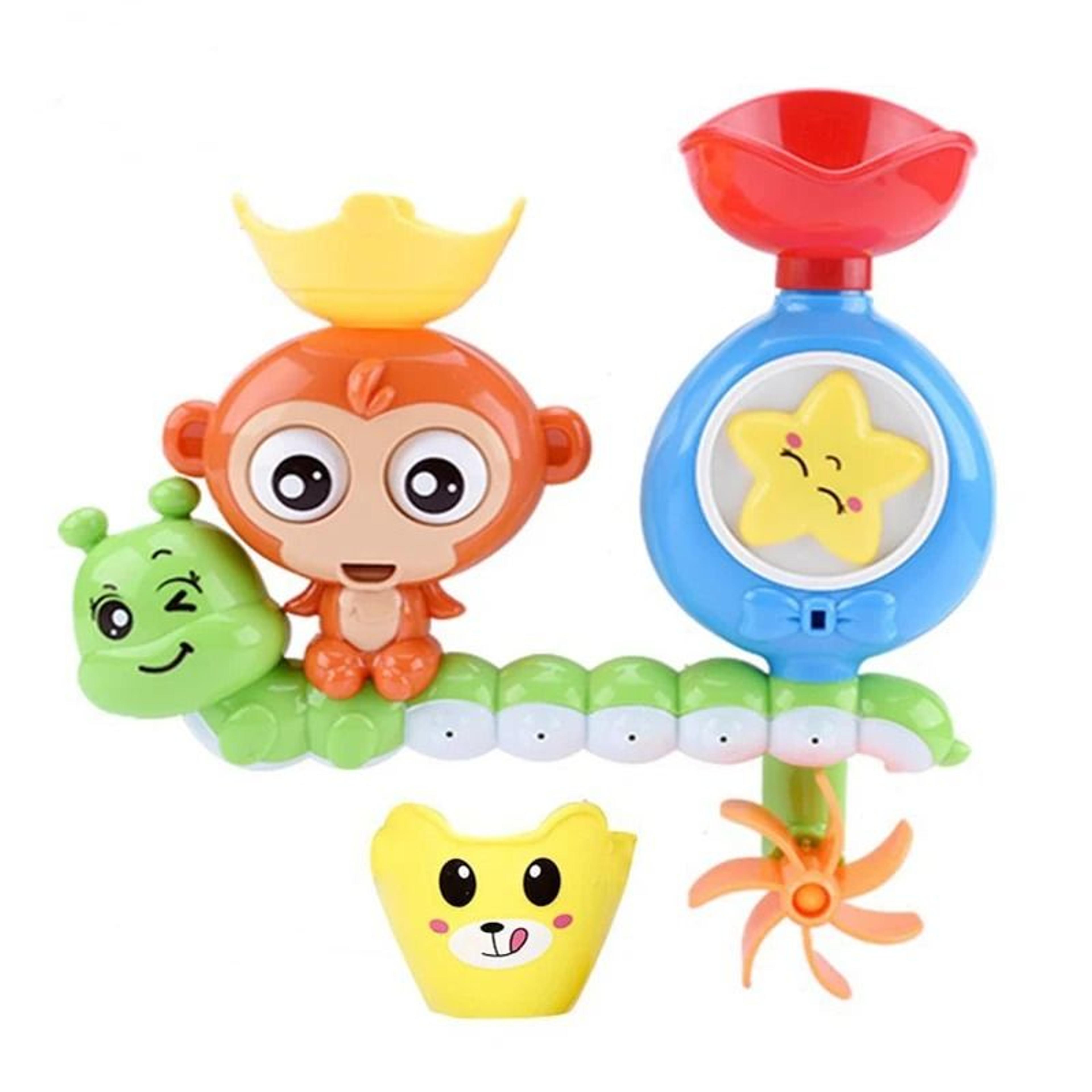 Baby Bath Toy Suction Cup Wall Water Play Track 1