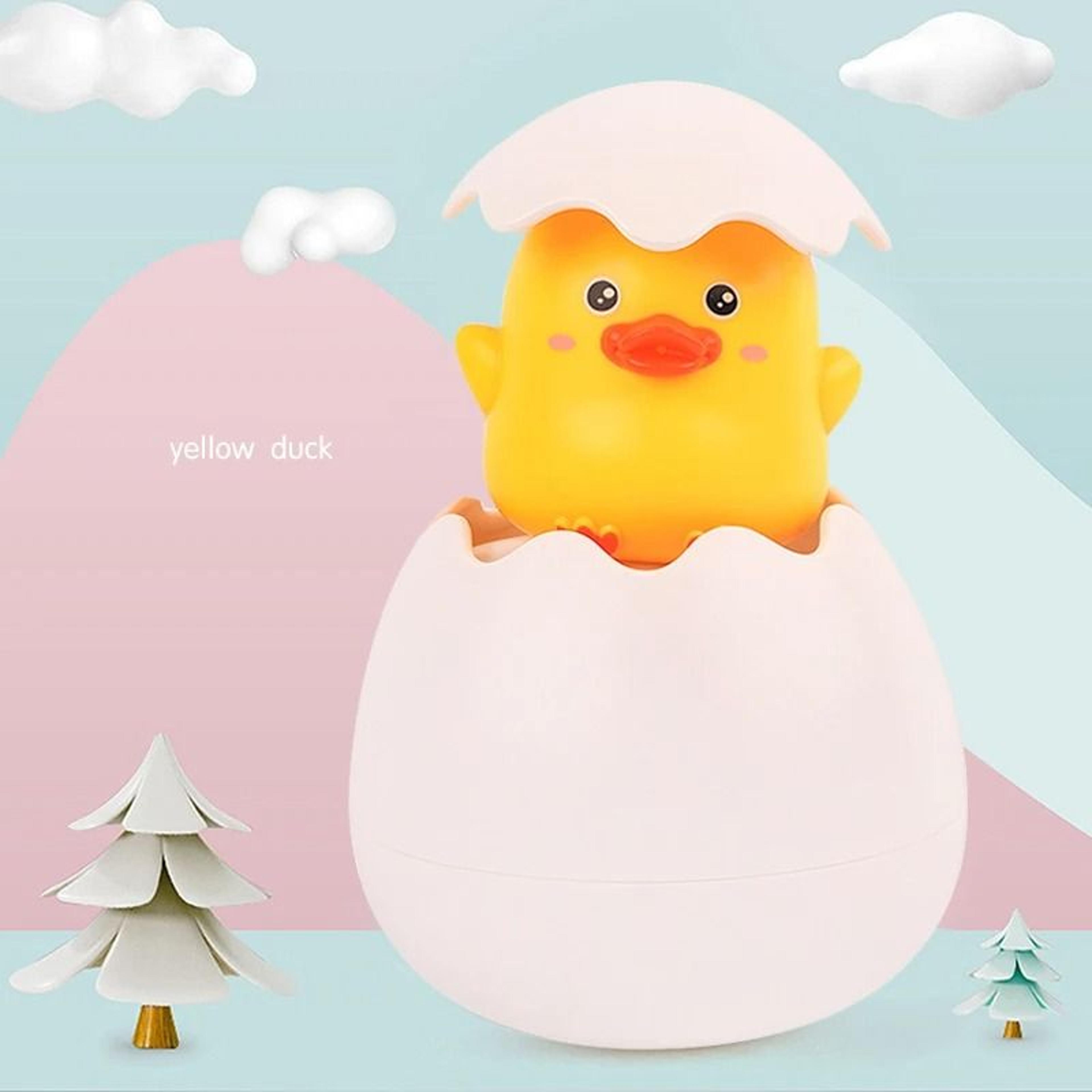 Baby Bath Toys Duck Water Spray Egg Shower Play Set 3