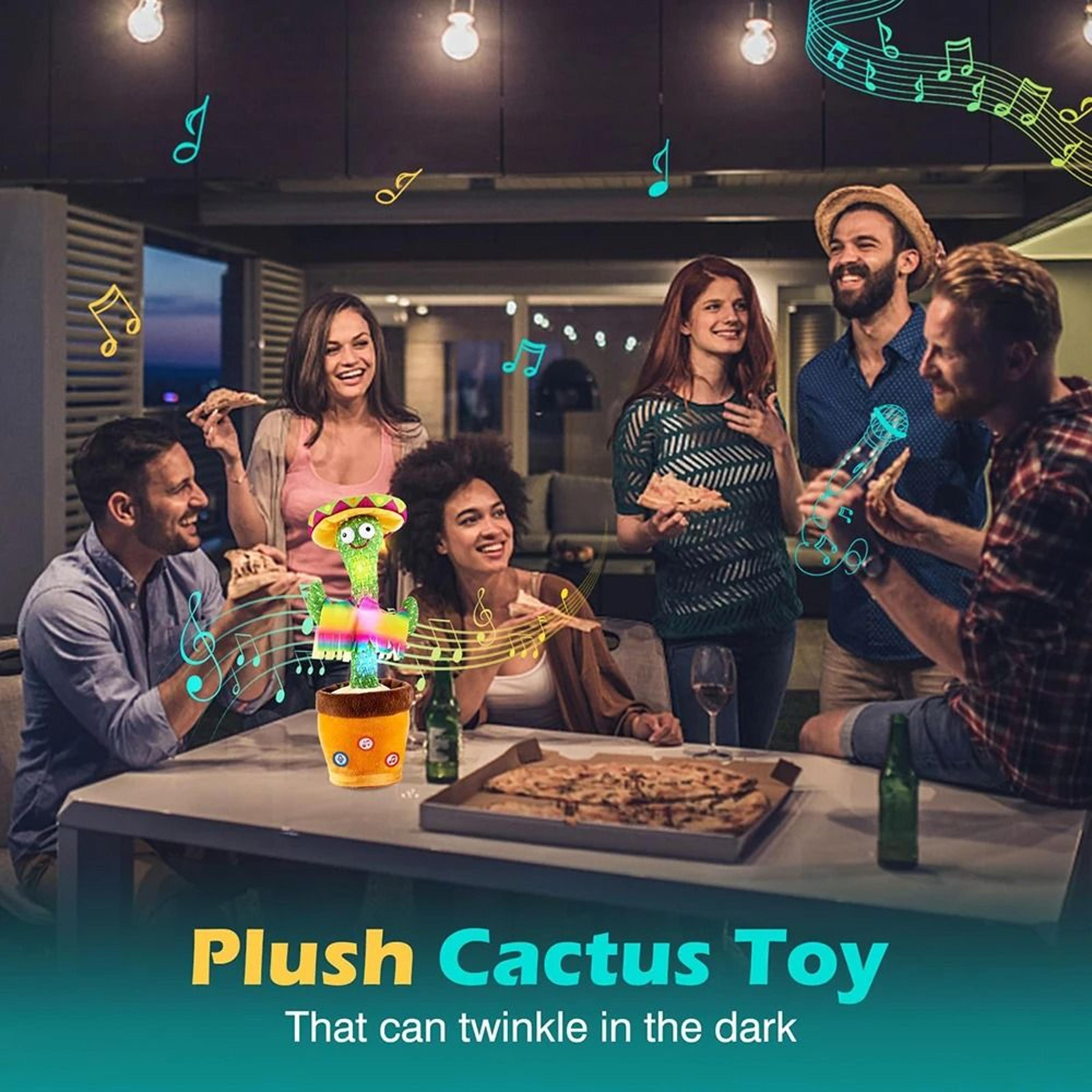 Dancing Talking Cactus Toy Singing Mimic Plush For Kids 5