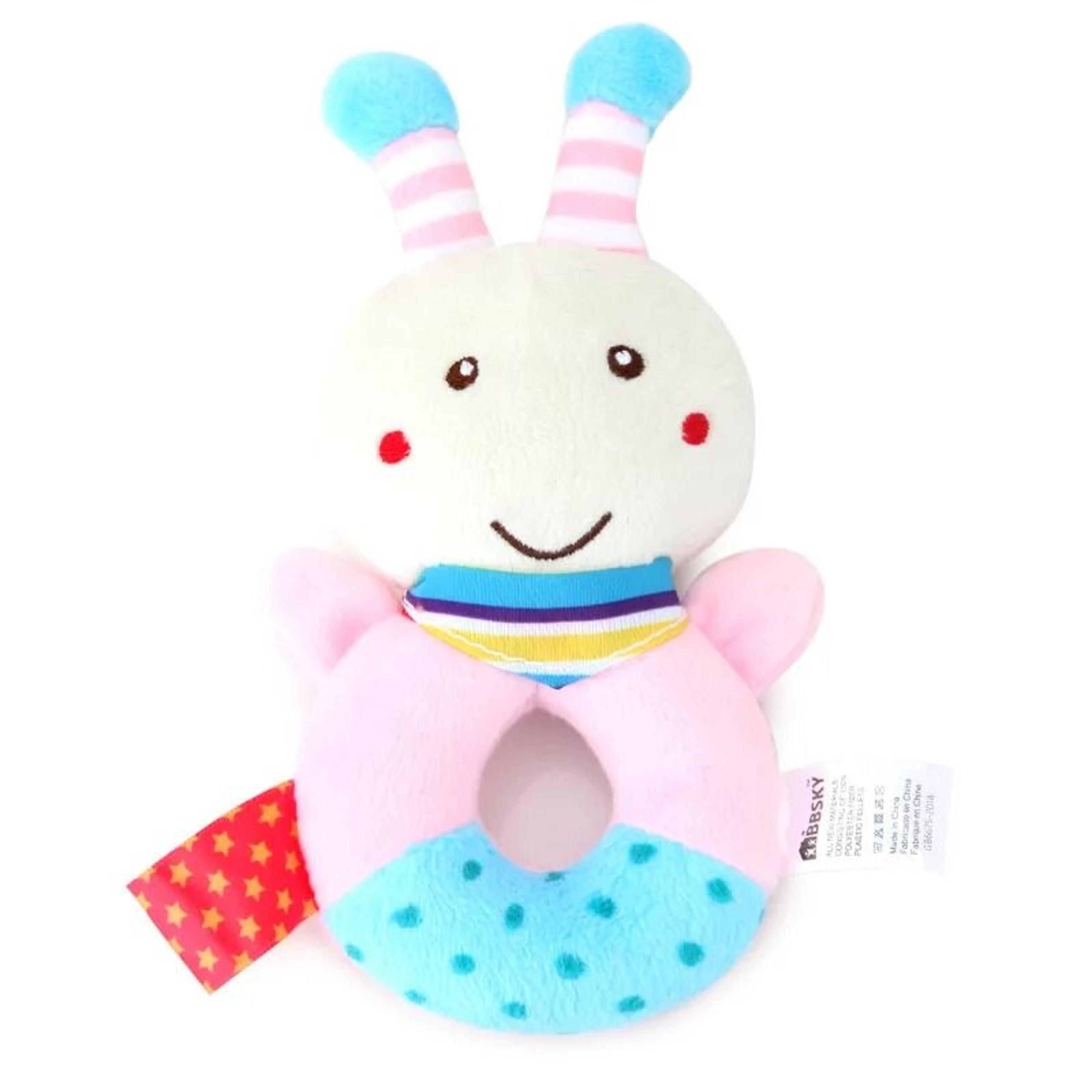 Baby Rattle Toy Plush Elephant And Bear Teether For Newborns 10