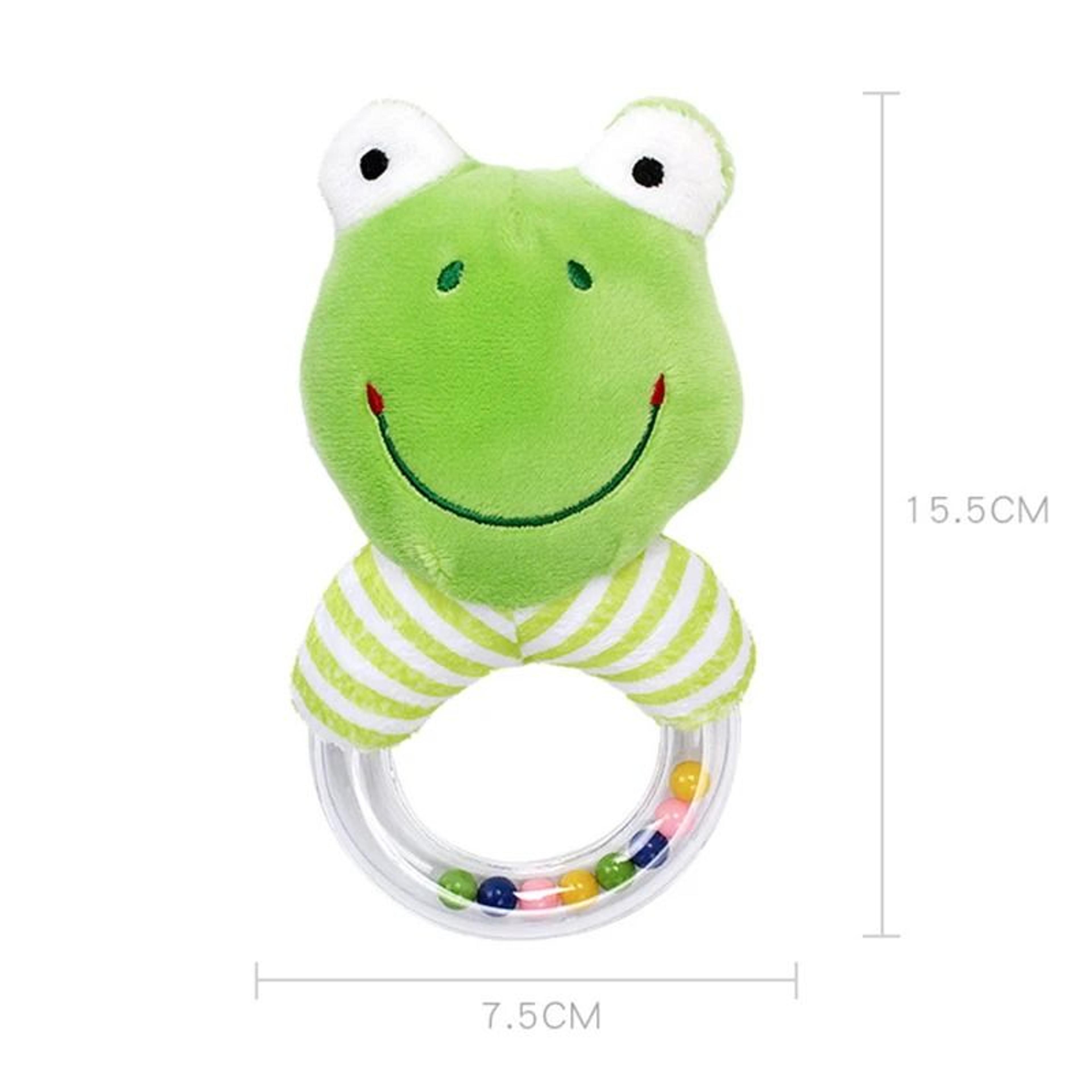 Baby Rattle Toy Plush Elephant And Bear Teether For Newborns 8