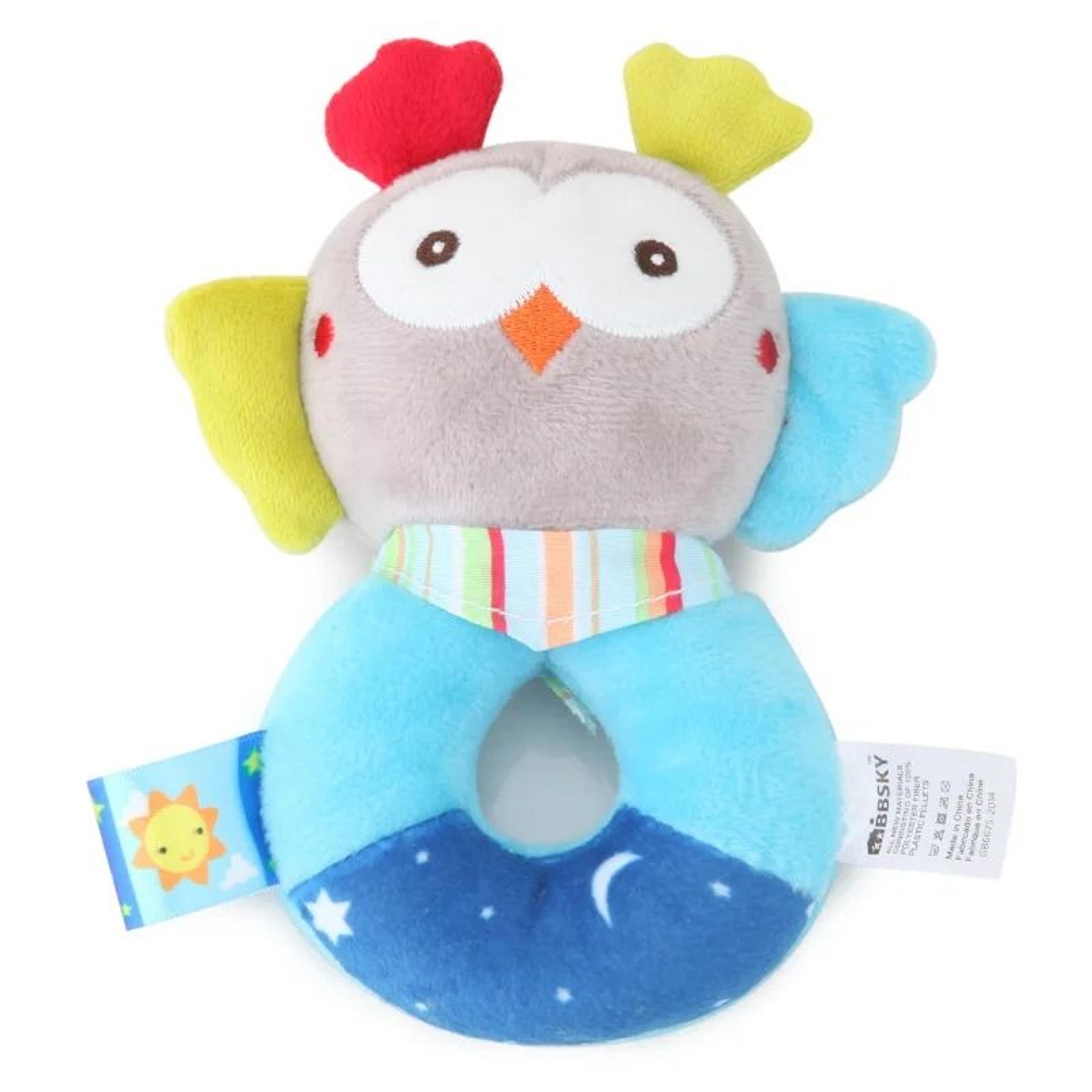Baby Rattle Toy Plush Elephant And Bear Teether For Newborns 19
