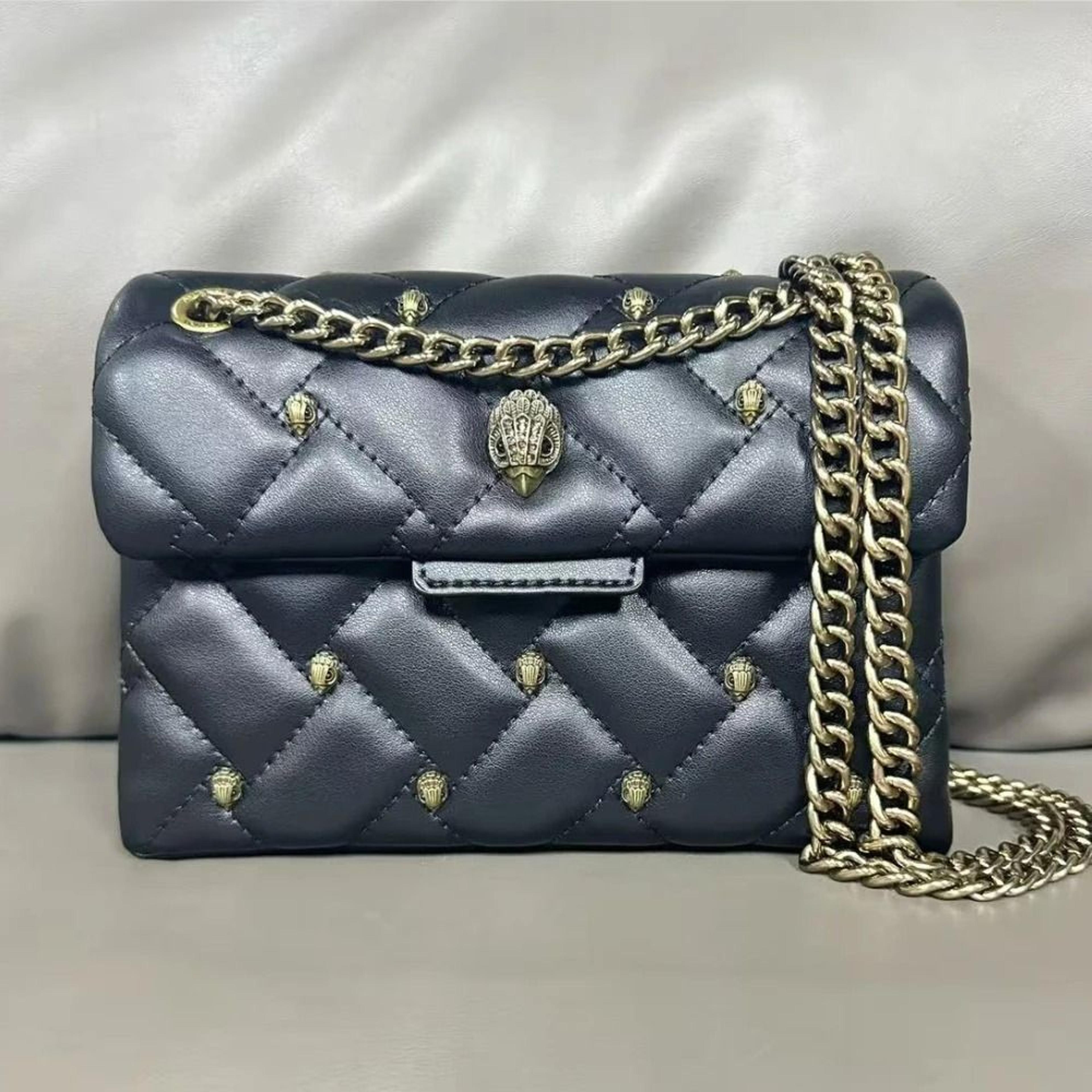 Eagle Head Chain Shoulder Bag Embroidered Mesh Fashion Handbag 6