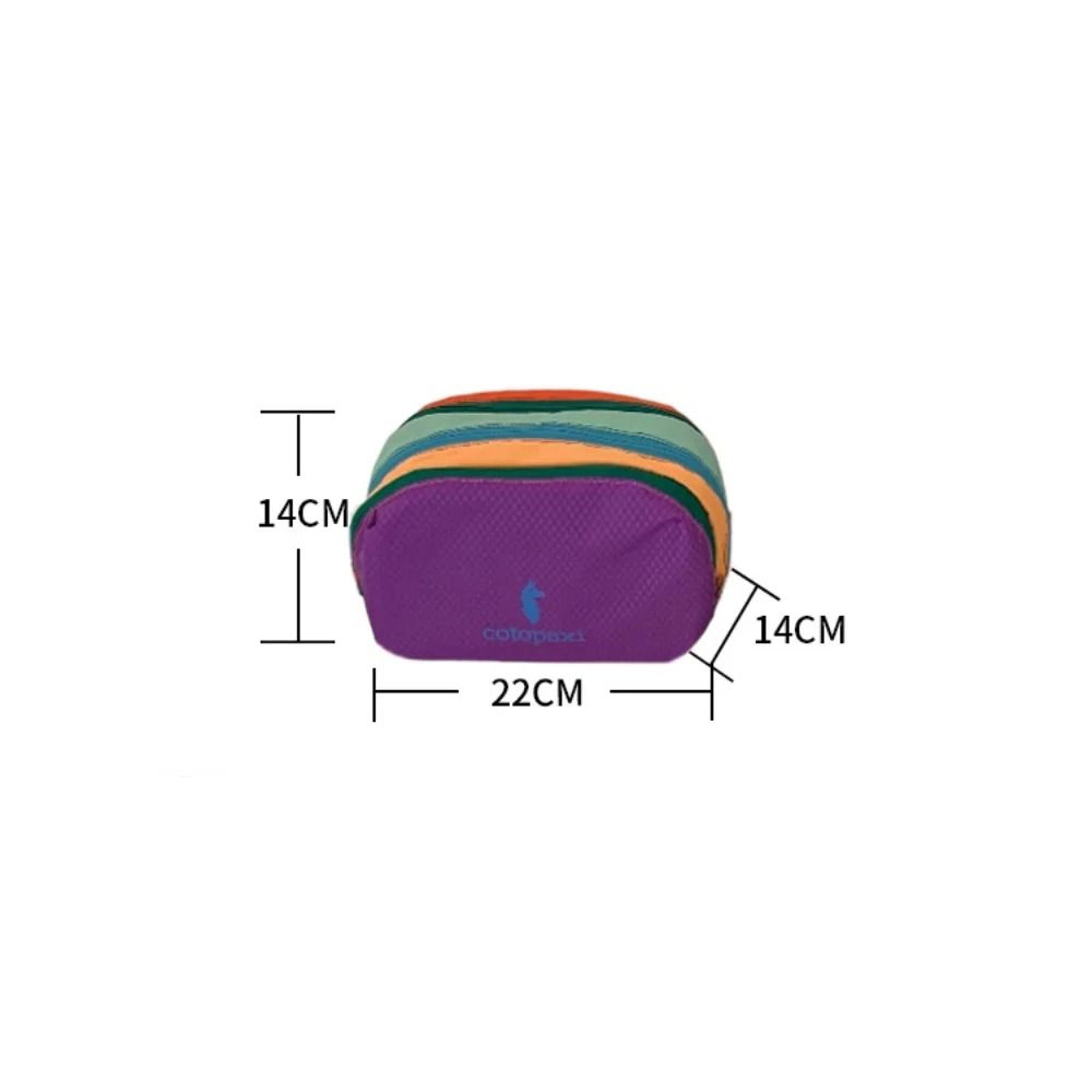 Eco Friendly Color Block Travel Wash Bag Outdoor Handbag 4