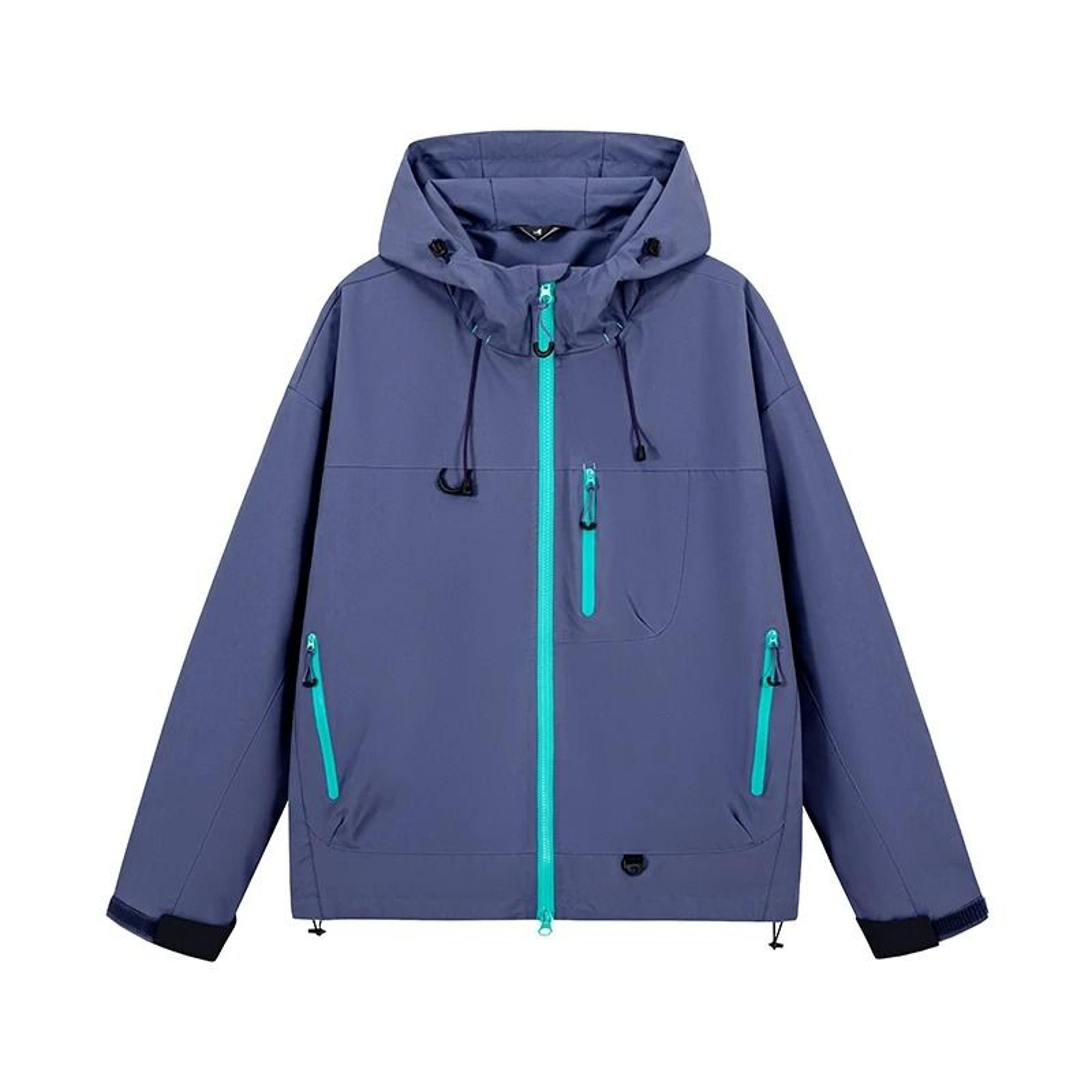 Waterproof Hiking Jacket Unisex Hooded Outdoor Windbreaker 3