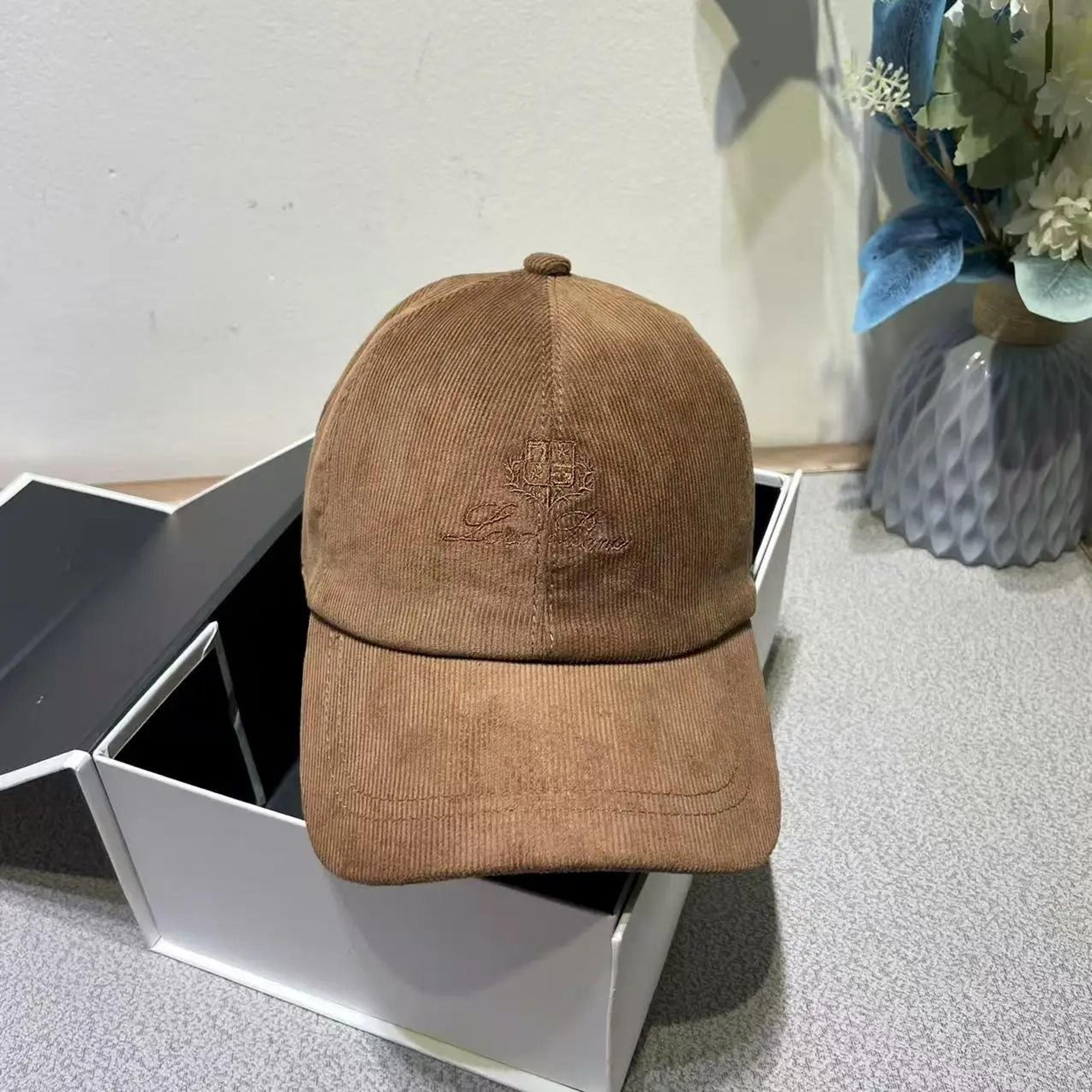 Ribbed Velvet Embroidered Letter Baseball Cap With Adjustable Velcro Fit 2