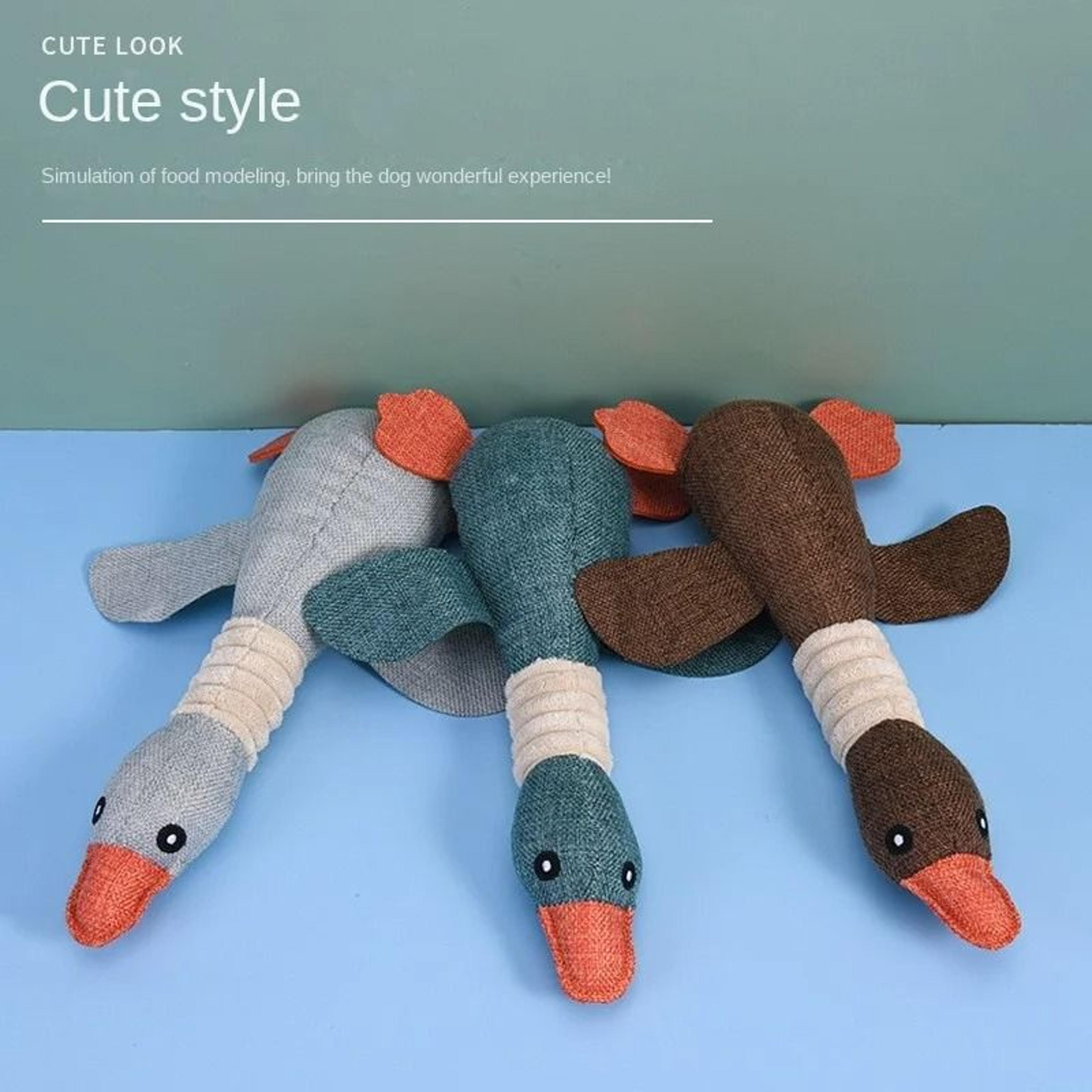 Wild Goose Bite Resistant Dog Chew Toy With Teeth Cleaning Design 0