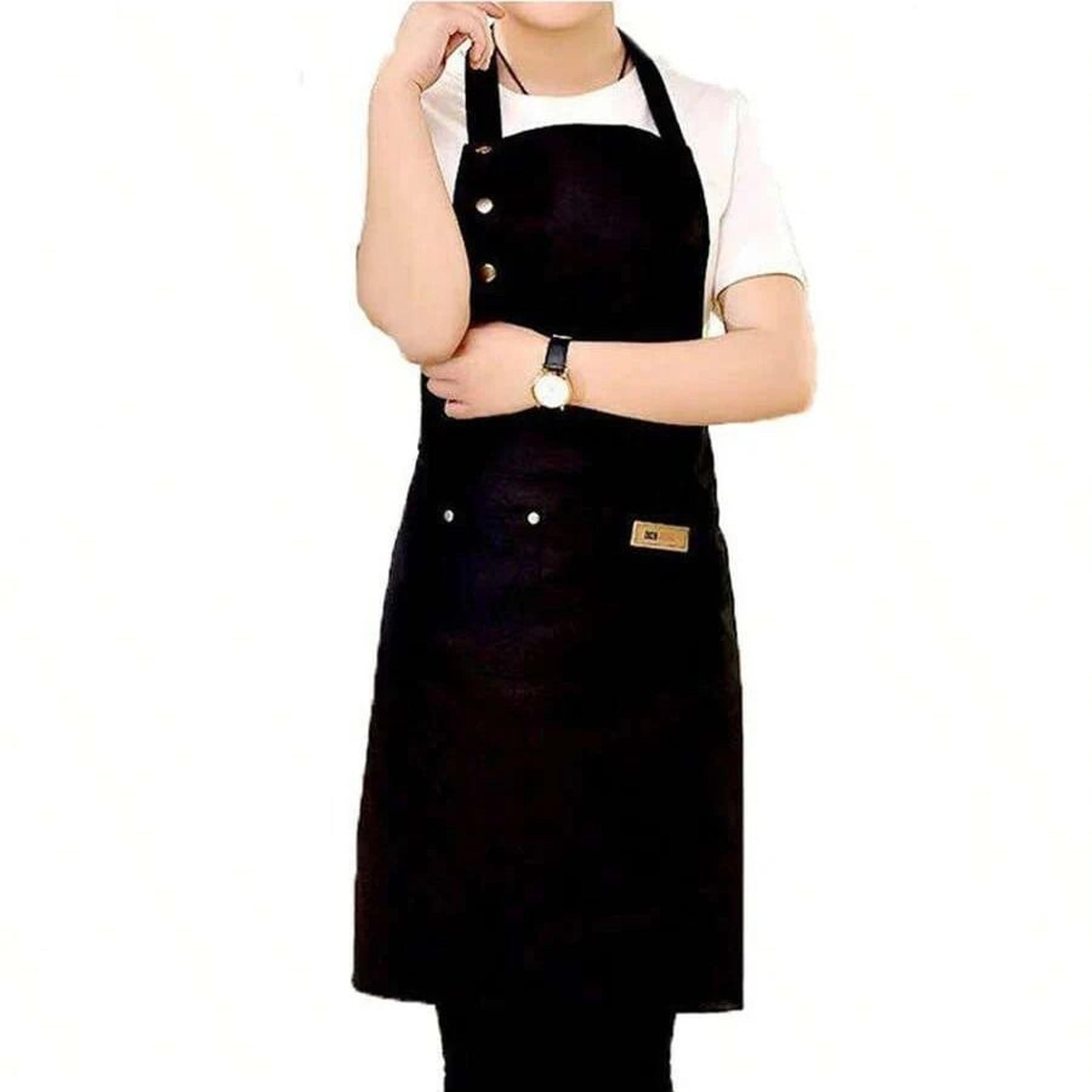 Waterproof Oil Proof Kitchen Apron With Pockets For Cooking And Home Use 0