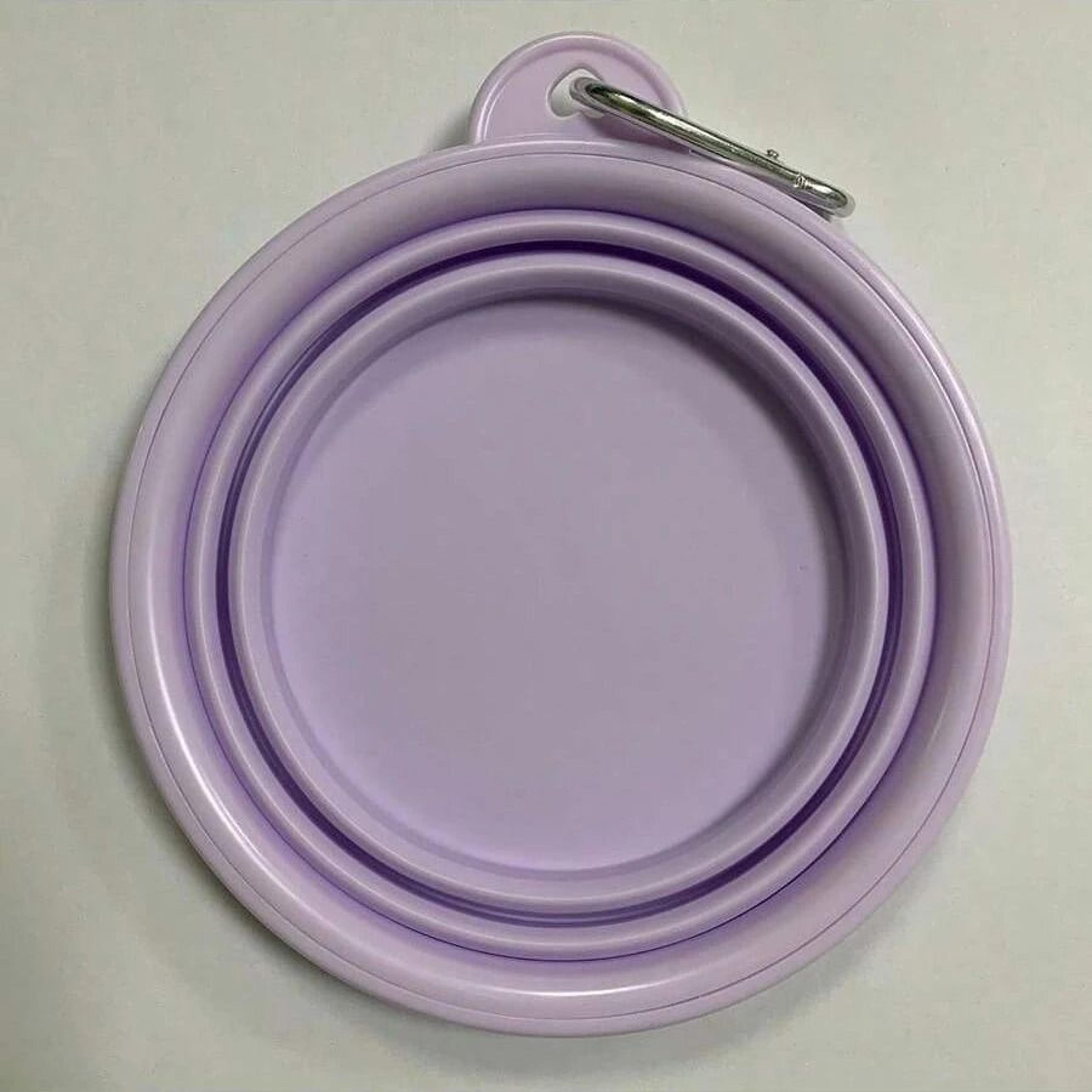 Portable Foldable Dog Travel Bowl With Carabiner 350ml For Pets On The Go 2
