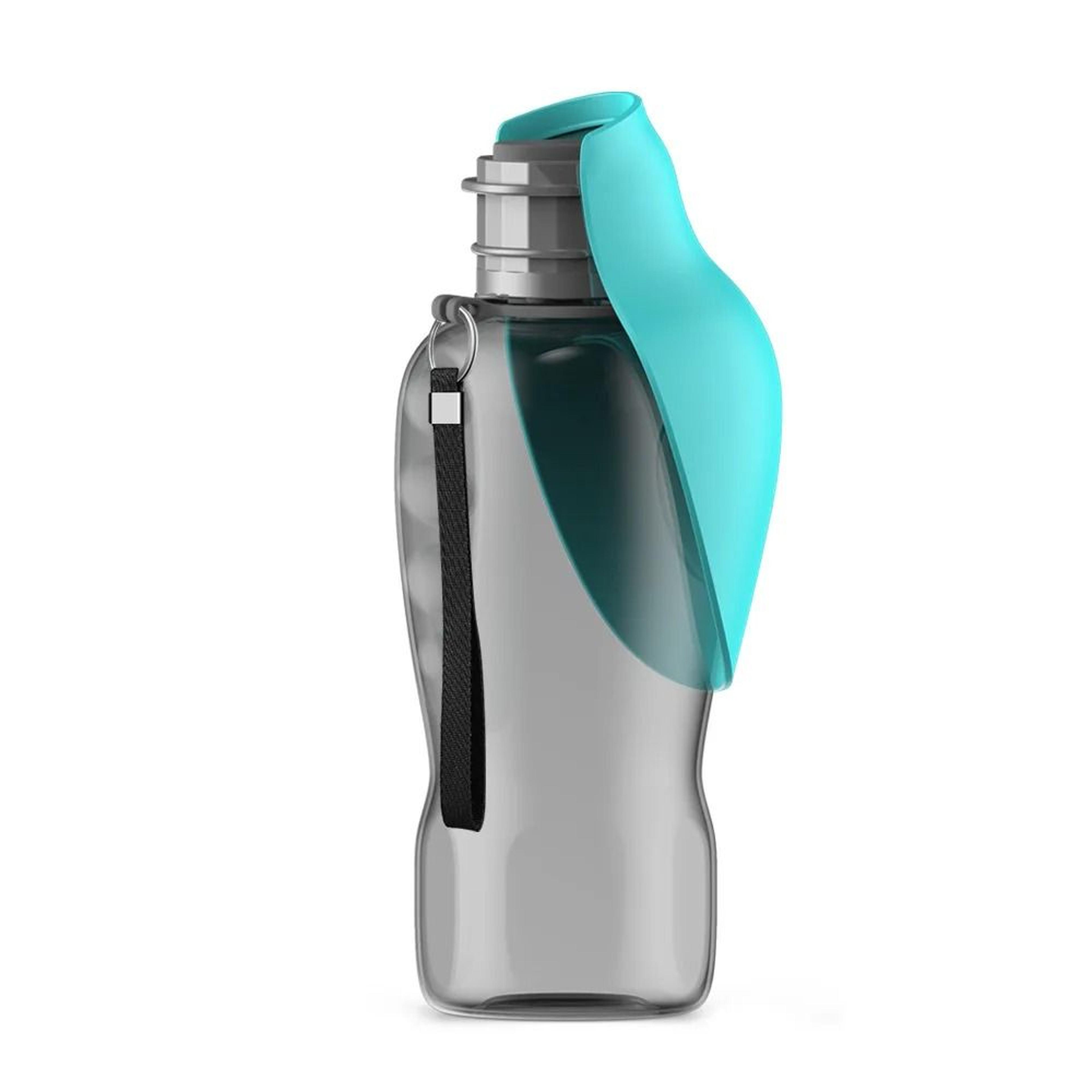 portable dog water bottle leaf design folding pet drinking cup for outdoor use